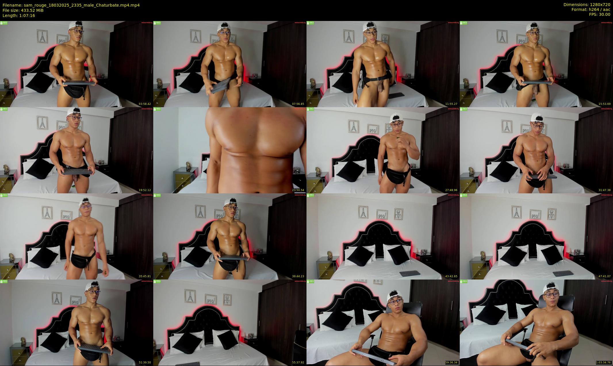 sam_rouge — 68 minute Chaturbate male cam show recording, 720p, Mar 18, 2025