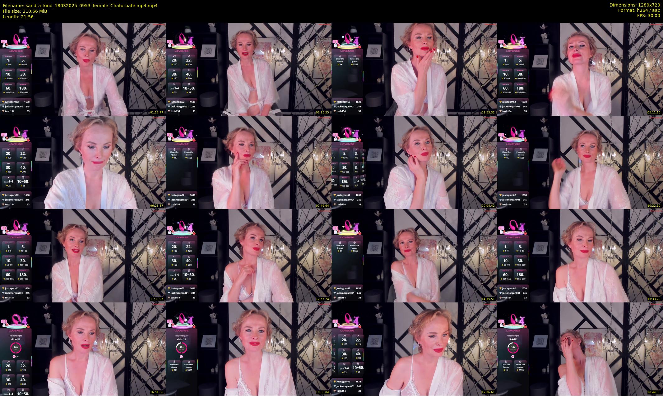 sandra_kind — 22 minute Chaturbate female cam show recording, 720p, Mar 18, 2025