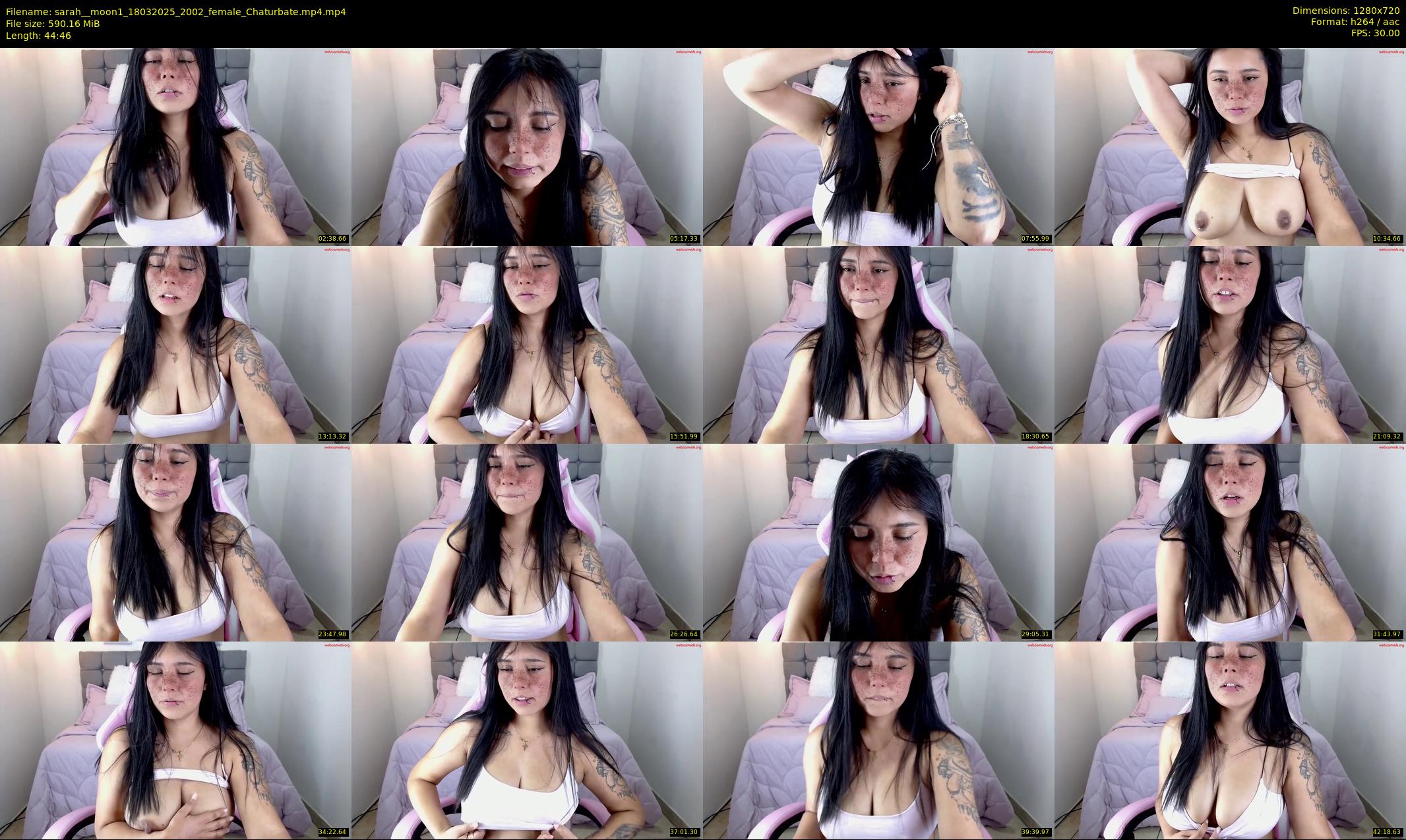 sarah__moon1 — 45 minute Chaturbate female cam show recording, 720p, Mar 18, 2025