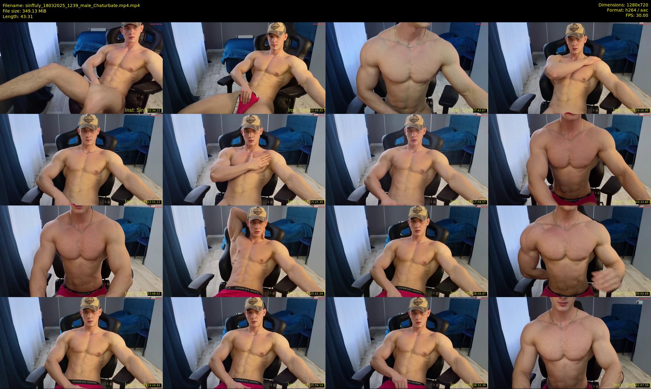 sinffuly — 44 minute Chaturbate male cam show recording, 720p, Mar 18, 2025