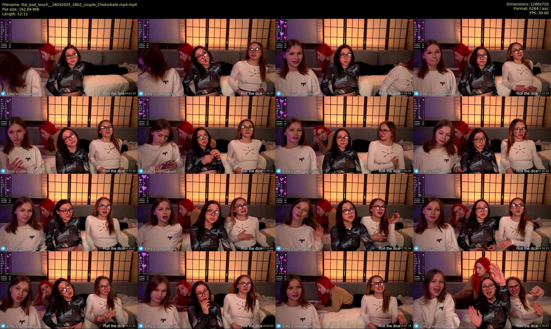 the_bad_touch_ — 13 minute Chaturbate couple cam show recording, 720p, Mar 18, 2025
