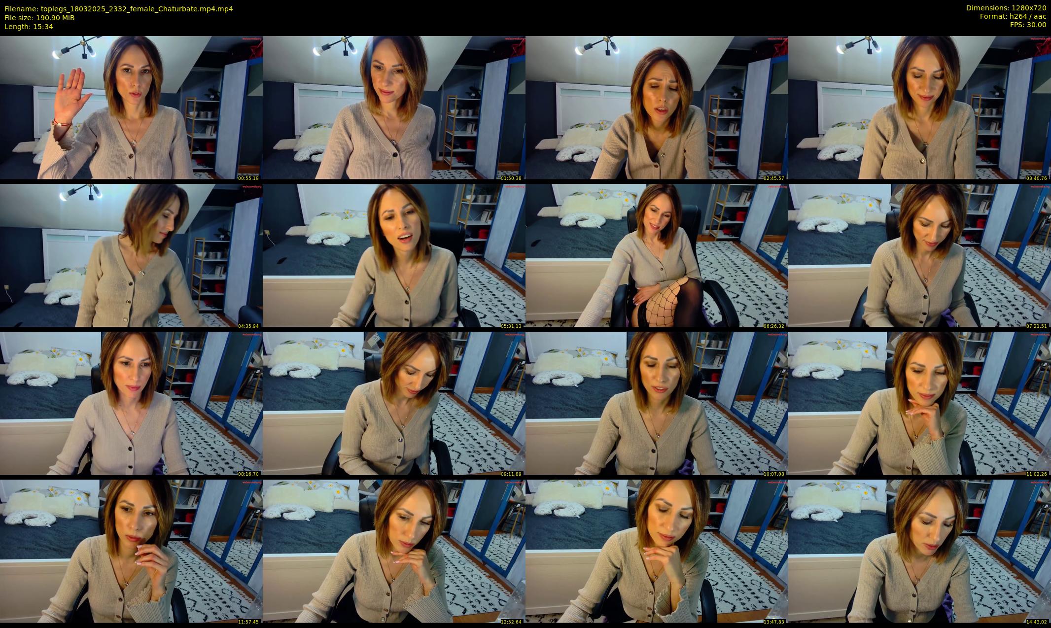 toplegs — 16 minute Chaturbate female cam show recording, 720p, Mar 18, 2025