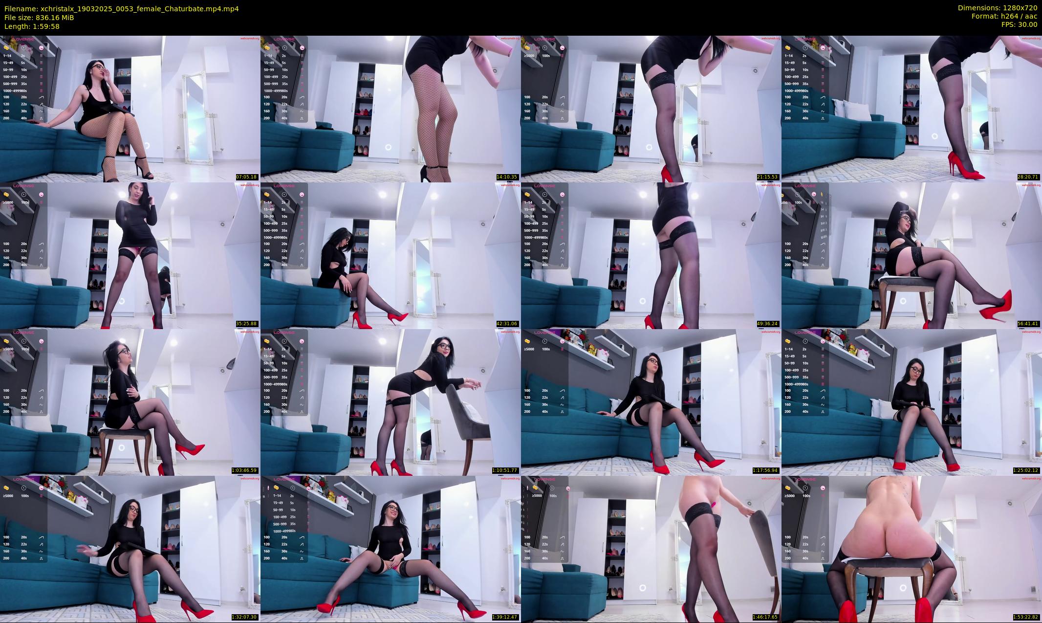 xchristalx — 120 minute Chaturbate female cam show recording, 720p, Mar 19, 2025