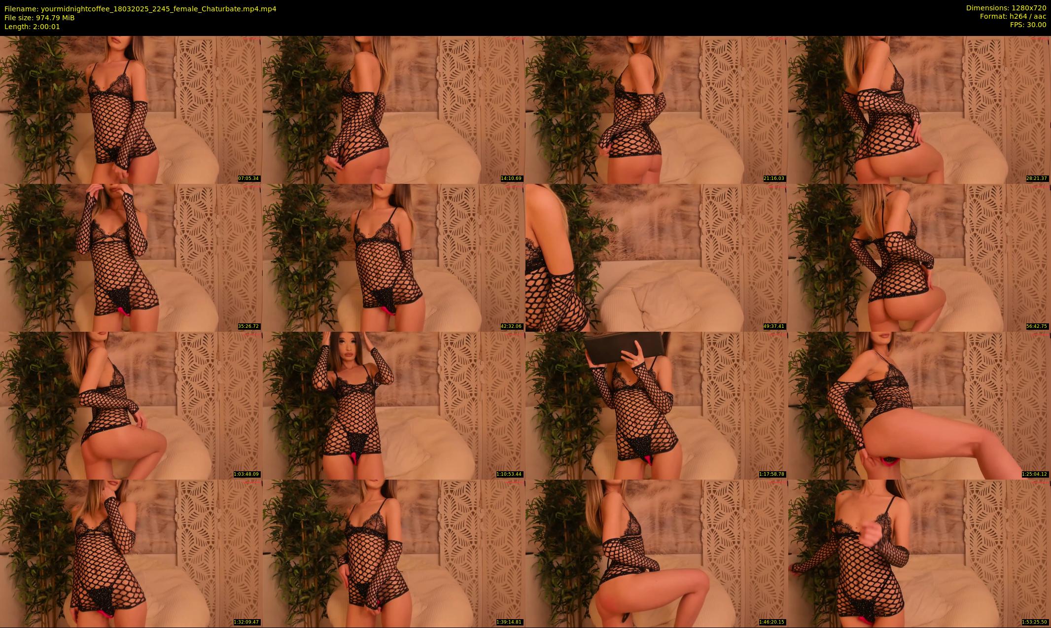 yourmidnightcoffee — 121 minute Chaturbate female cam show recording, 720p, Mar 18, 2025