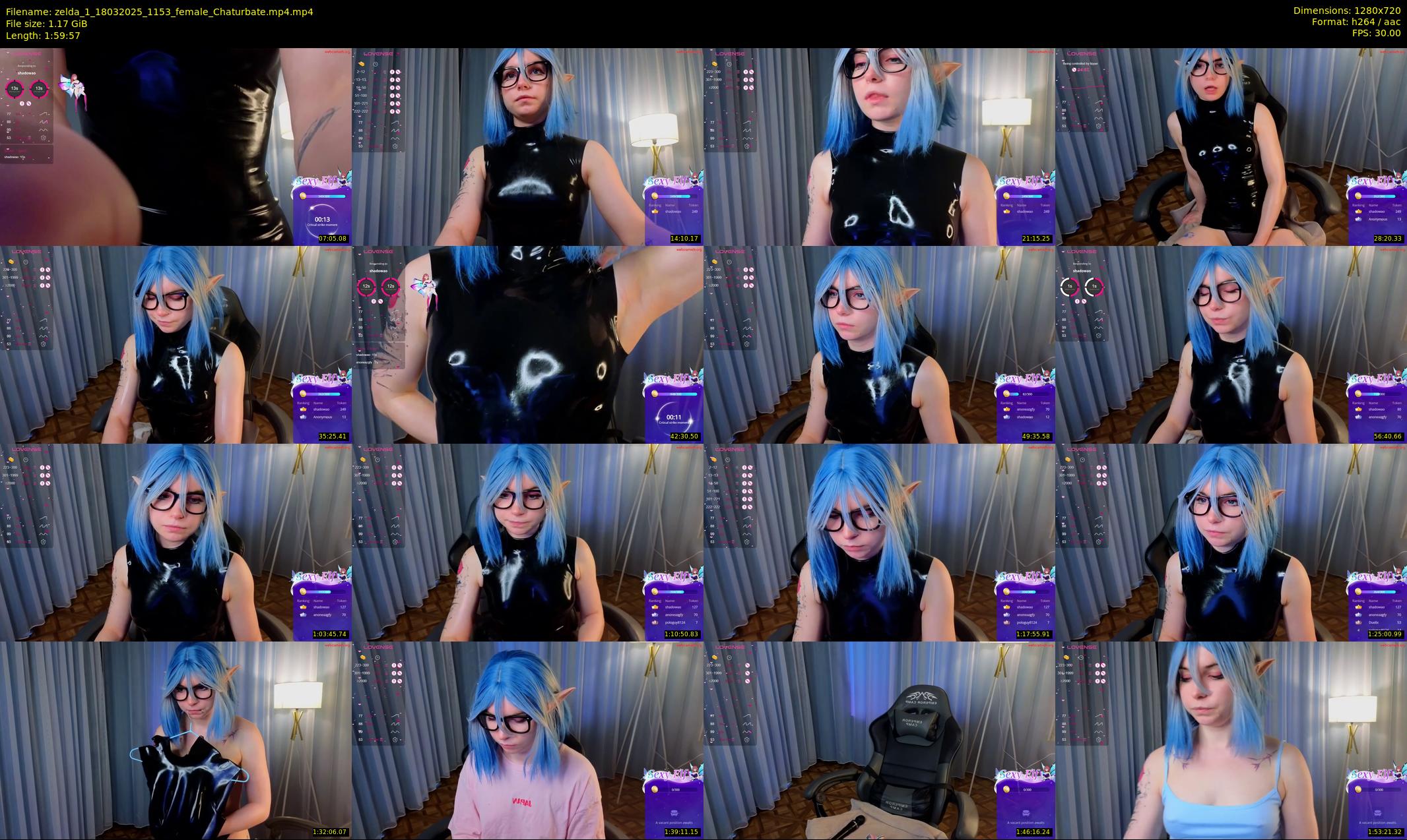 zelda_1 — 120 minute Chaturbate female cam show recording, 720p, Mar 18, 2025