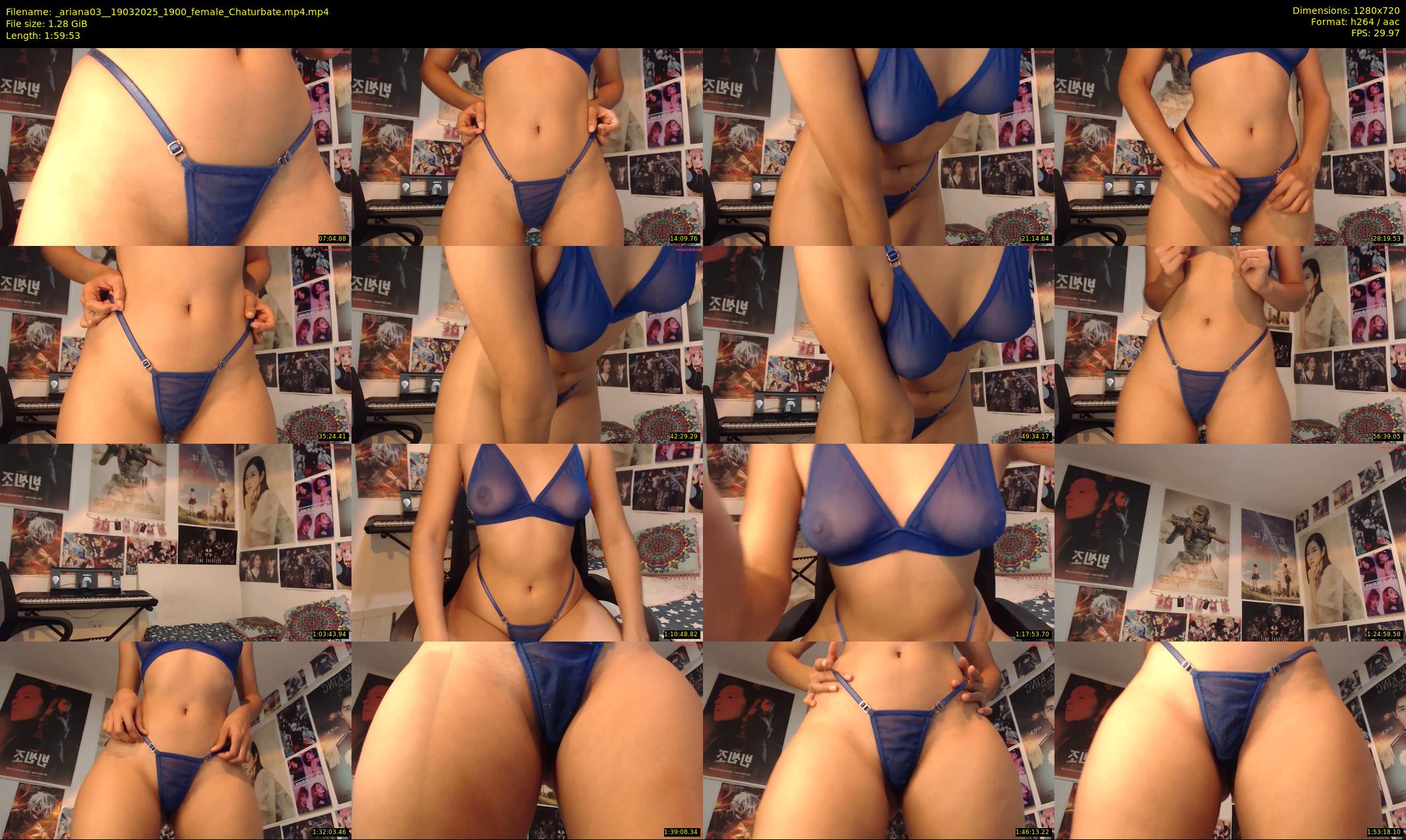 _ariana03_ — 120 minute Chaturbate female cam show recording, 720p, Mar 19, 2025