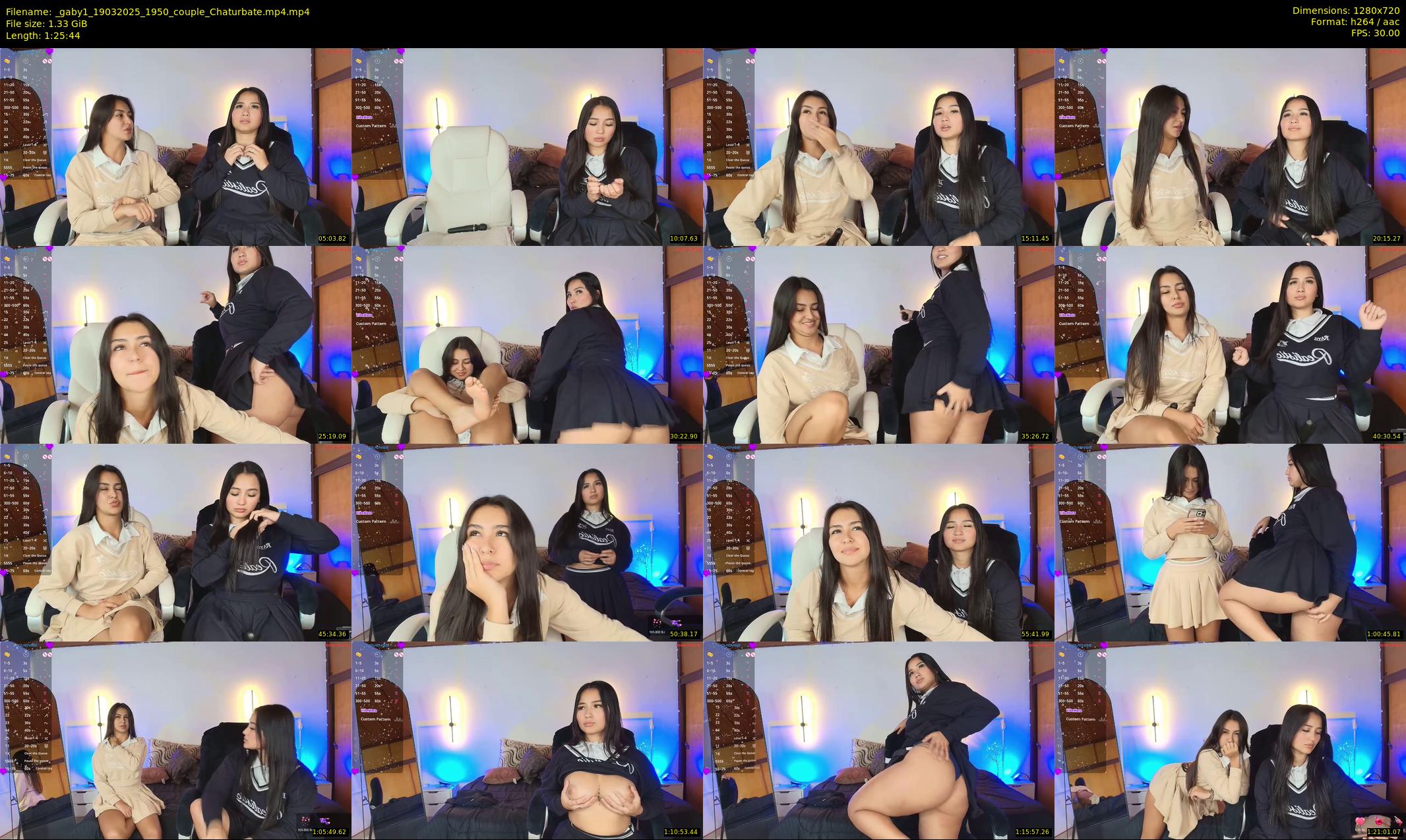 _gaby1 — 86 minute Chaturbate female cam show recording, 720p, Mar 19, 2025