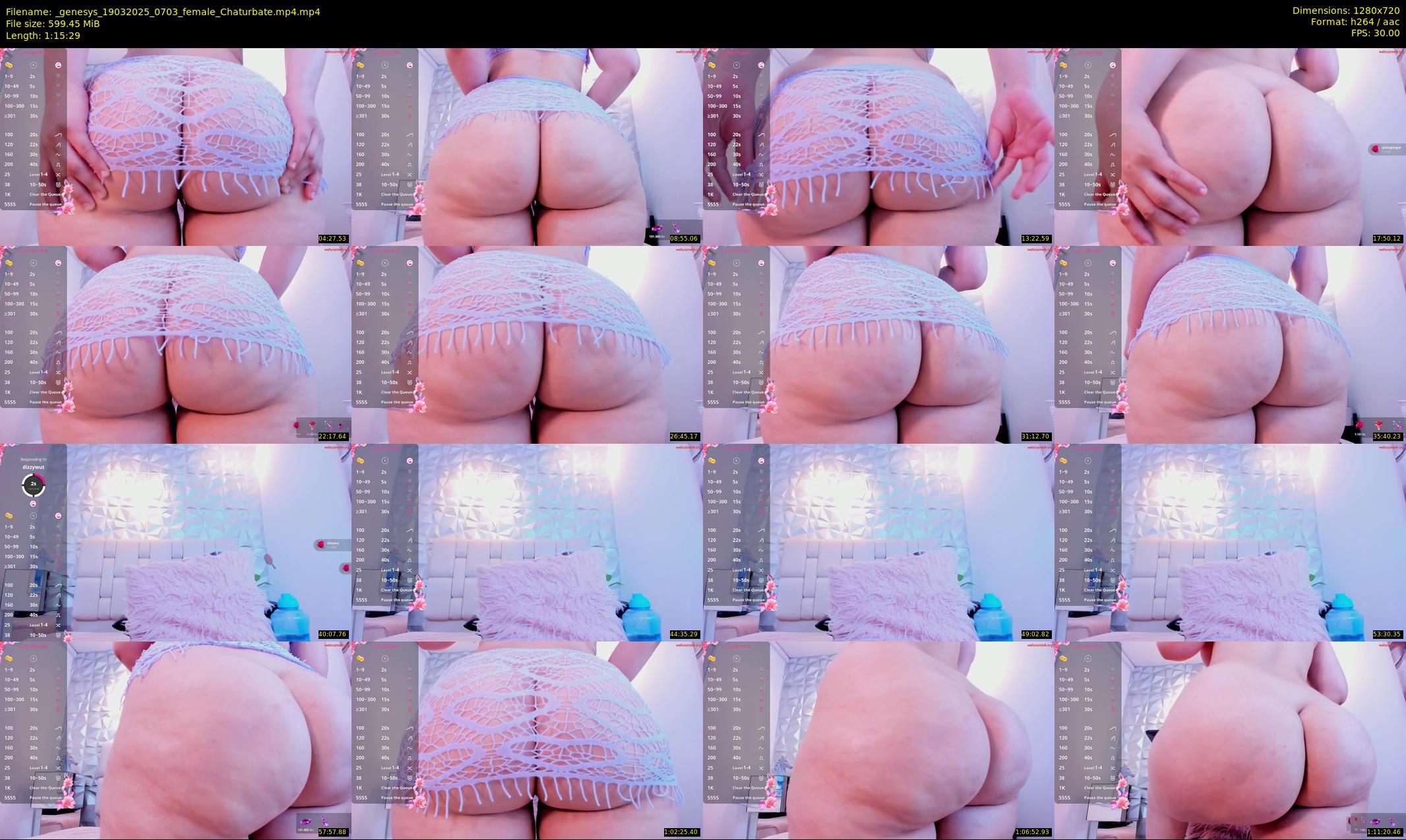 _genesys — 76 minute Chaturbate female cam show recording, 720p, Mar 19, 2025
