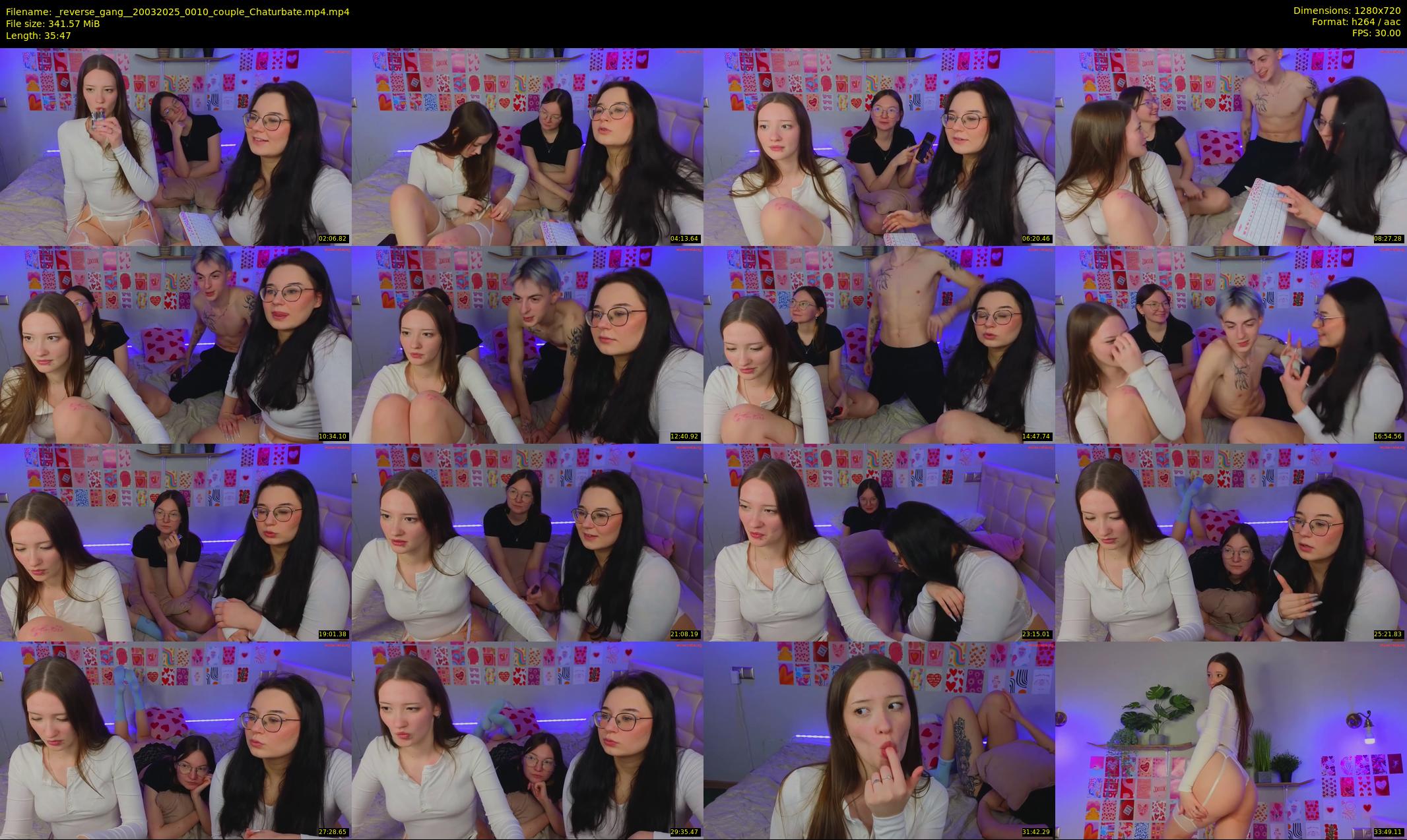 _reverse_gang_ — 36 minute Chaturbate couple cam show recording, 720p, Mar 20, 2025