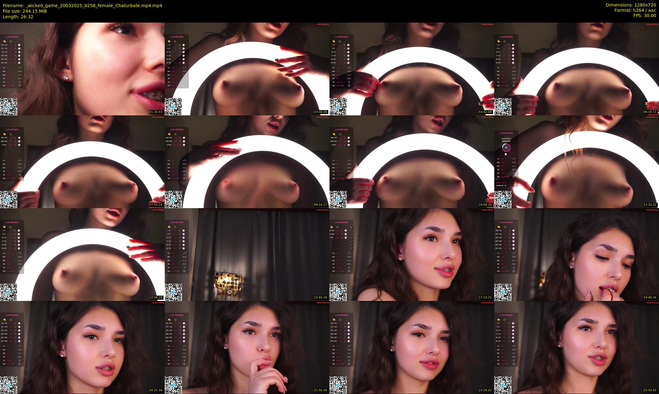 _wicked_game — 27 minute Chaturbate female cam show recording, 720p, Mar 20, 2025