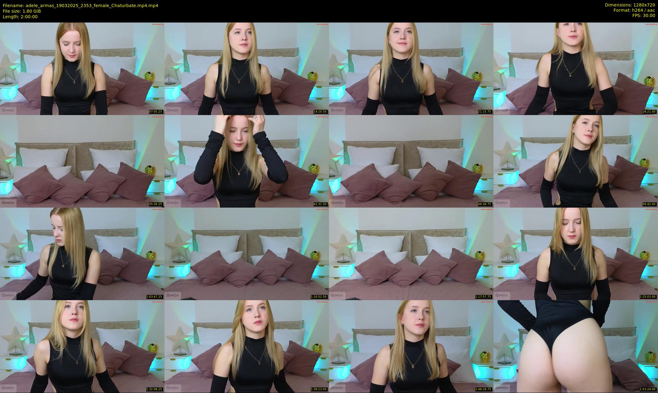 adele_armas — 120 minute Chaturbate female cam show recording, 720p, Mar 19, 2025
