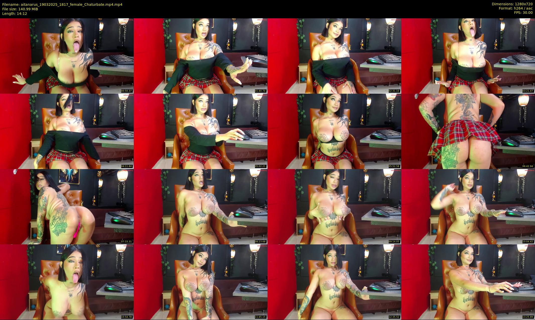 aitanarus — 15 minute Chaturbate female cam show recording, 720p, Mar 19, 2025