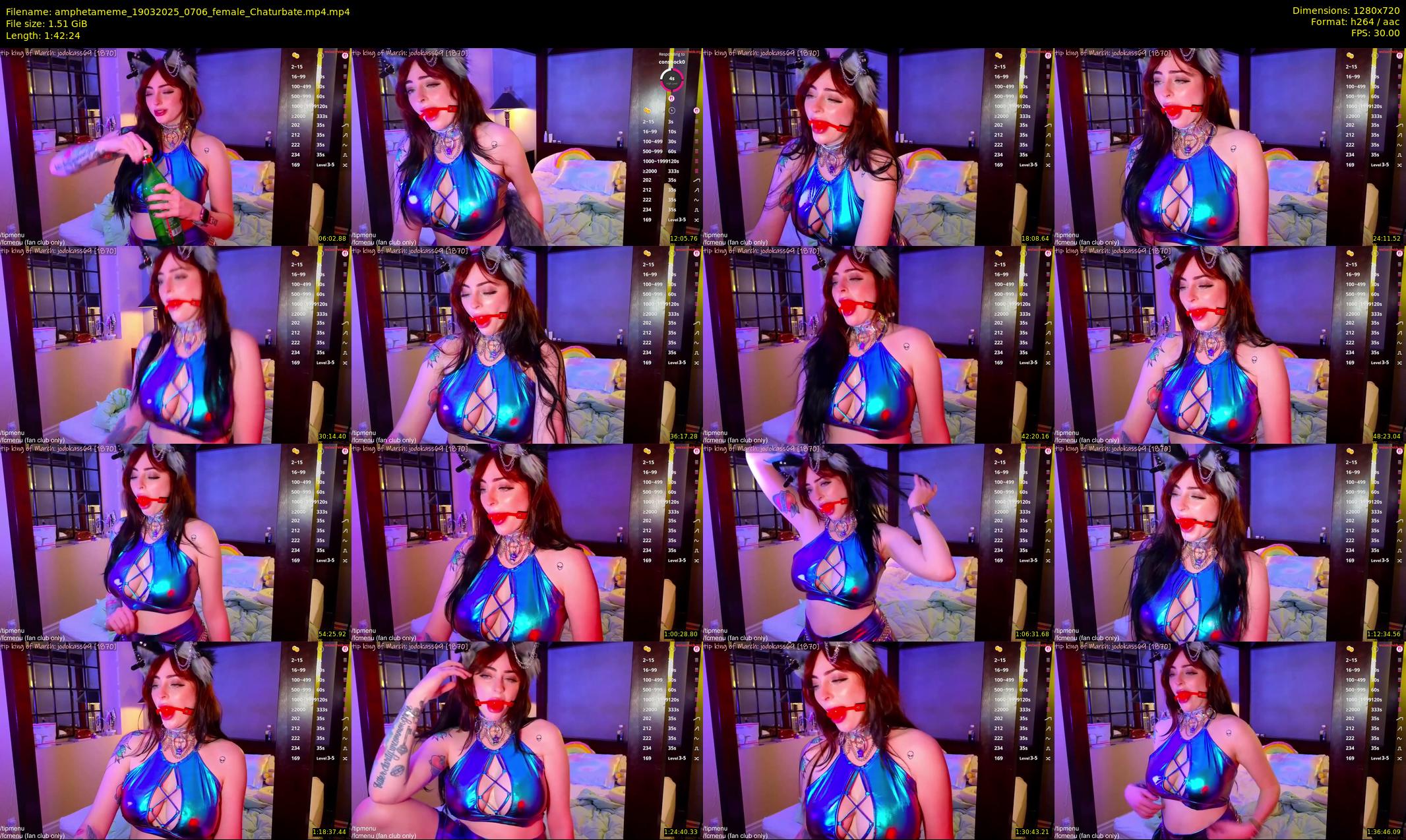 amphetameme — 103 minute Chaturbate female cam show recording, 720p, Mar 19, 2025