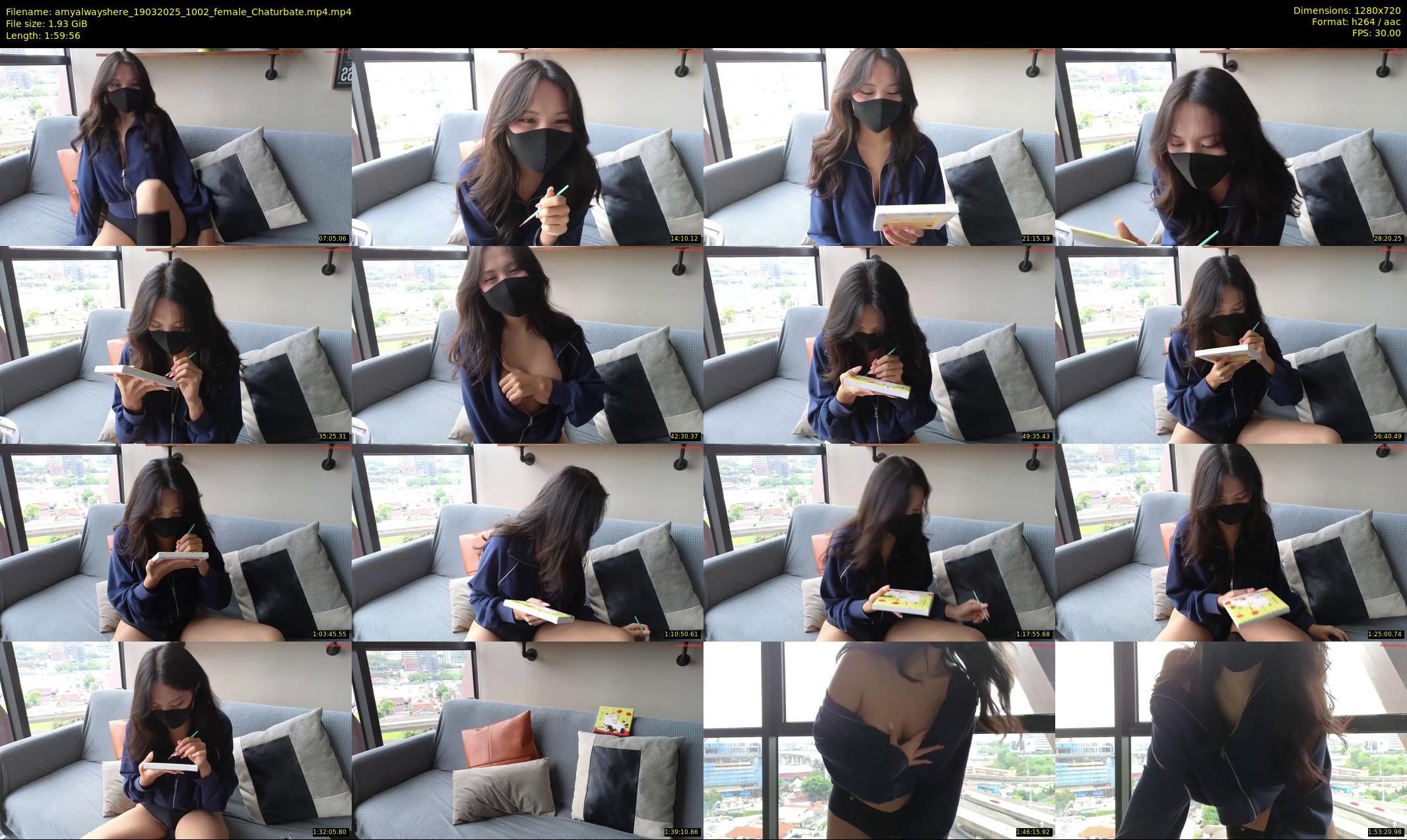amyalwayshere — 120 minute Chaturbate female cam show recording, 720p, Mar 19, 2025