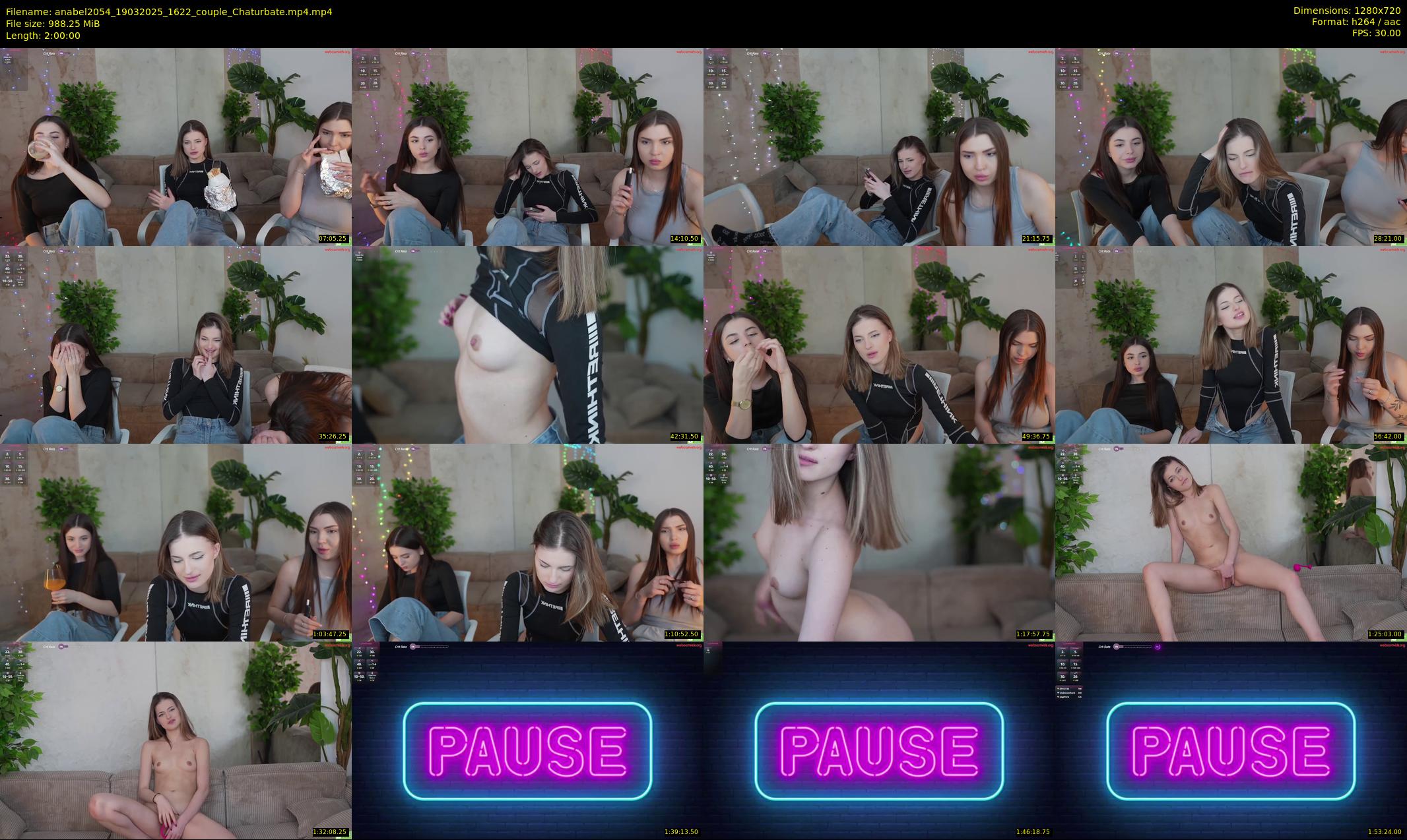 anabel2054 — 120 minute Chaturbate female cam show recording, 720p, Mar 19, 2025
