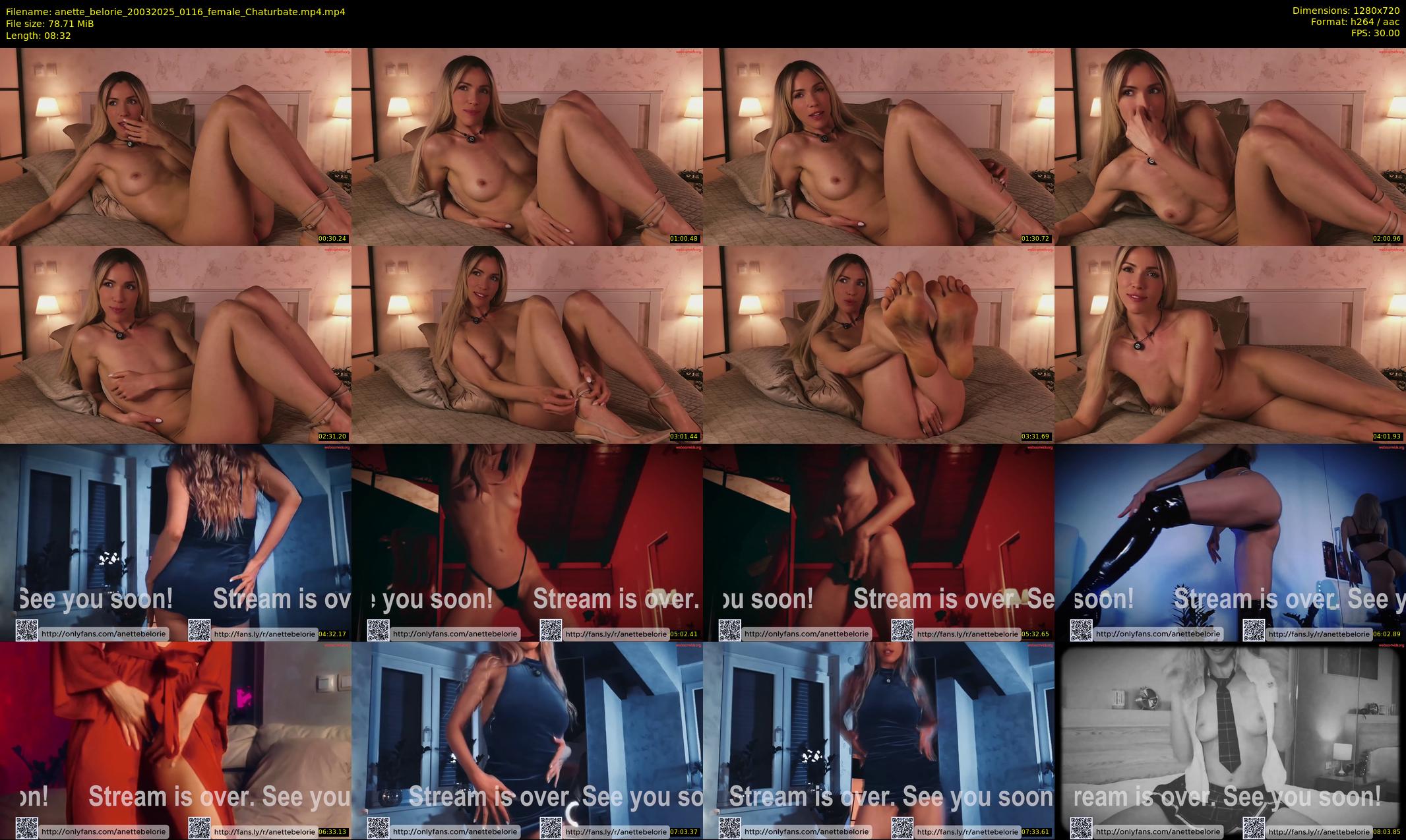 anette_belorie — 9 minute Chaturbate female cam show recording, 720p, Mar 20, 2025
