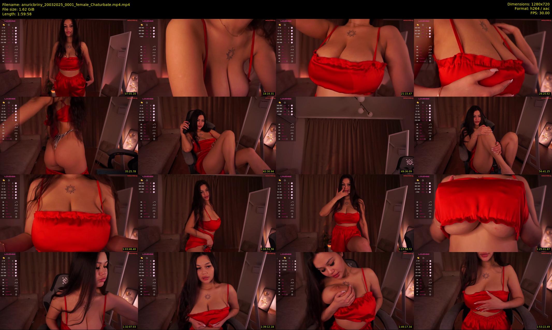 anuricbriny — 120 minute Chaturbate female cam show recording, 720p, Mar 20, 2025