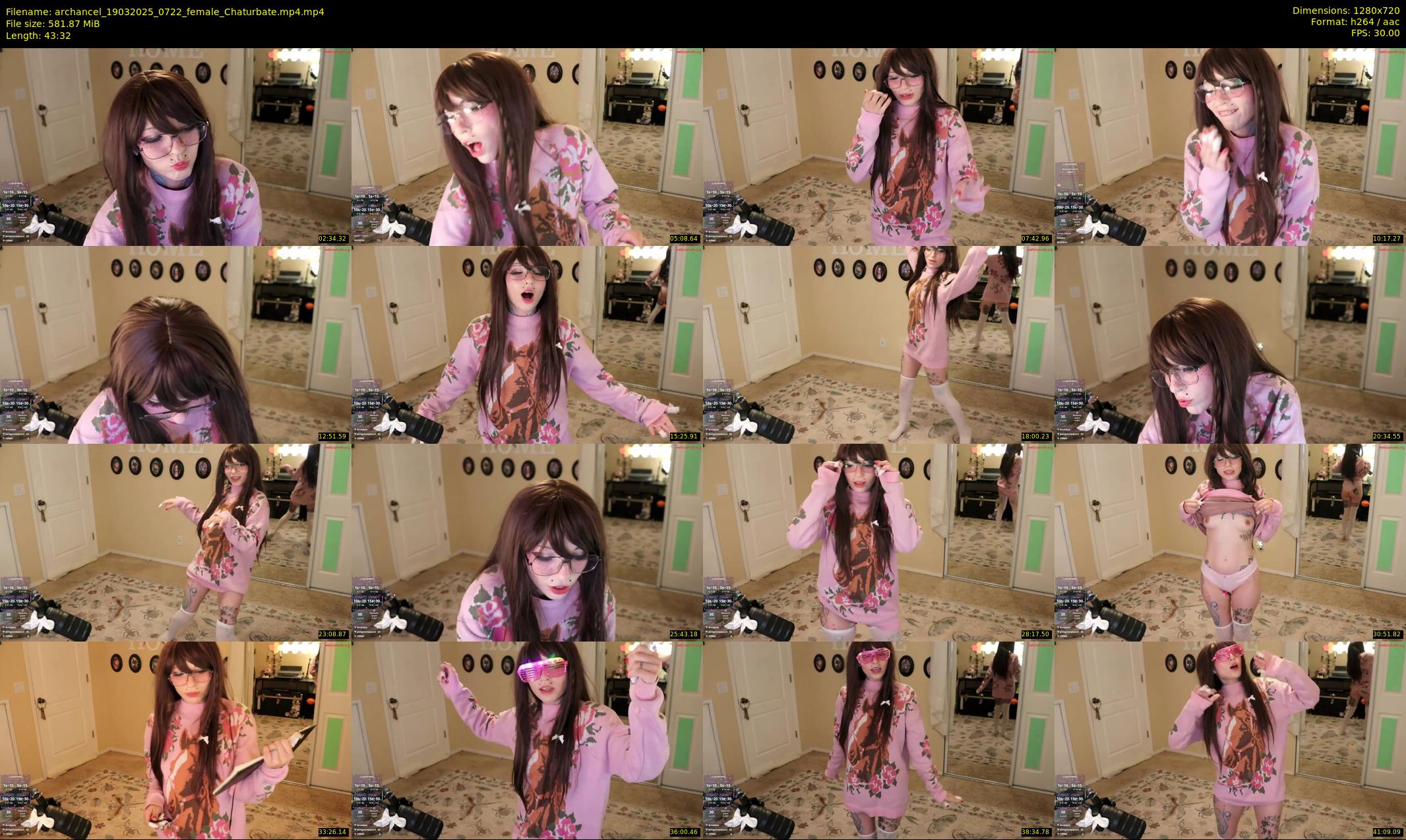 archancel — 44 minute Chaturbate female cam show recording, 720p, Mar 19, 2025