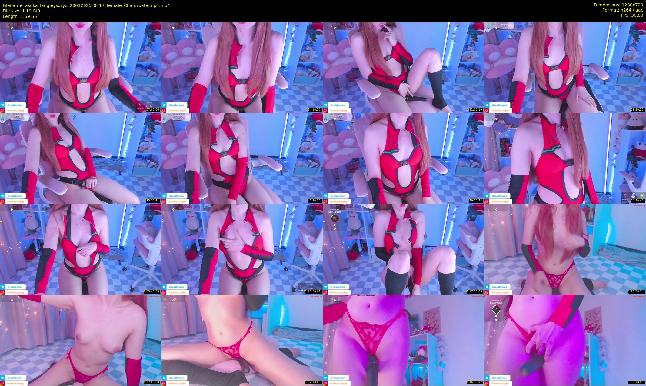 asuka_langleysoryu — 120 minute Chaturbate female cam show recording, 720p, Mar 20, 2025
