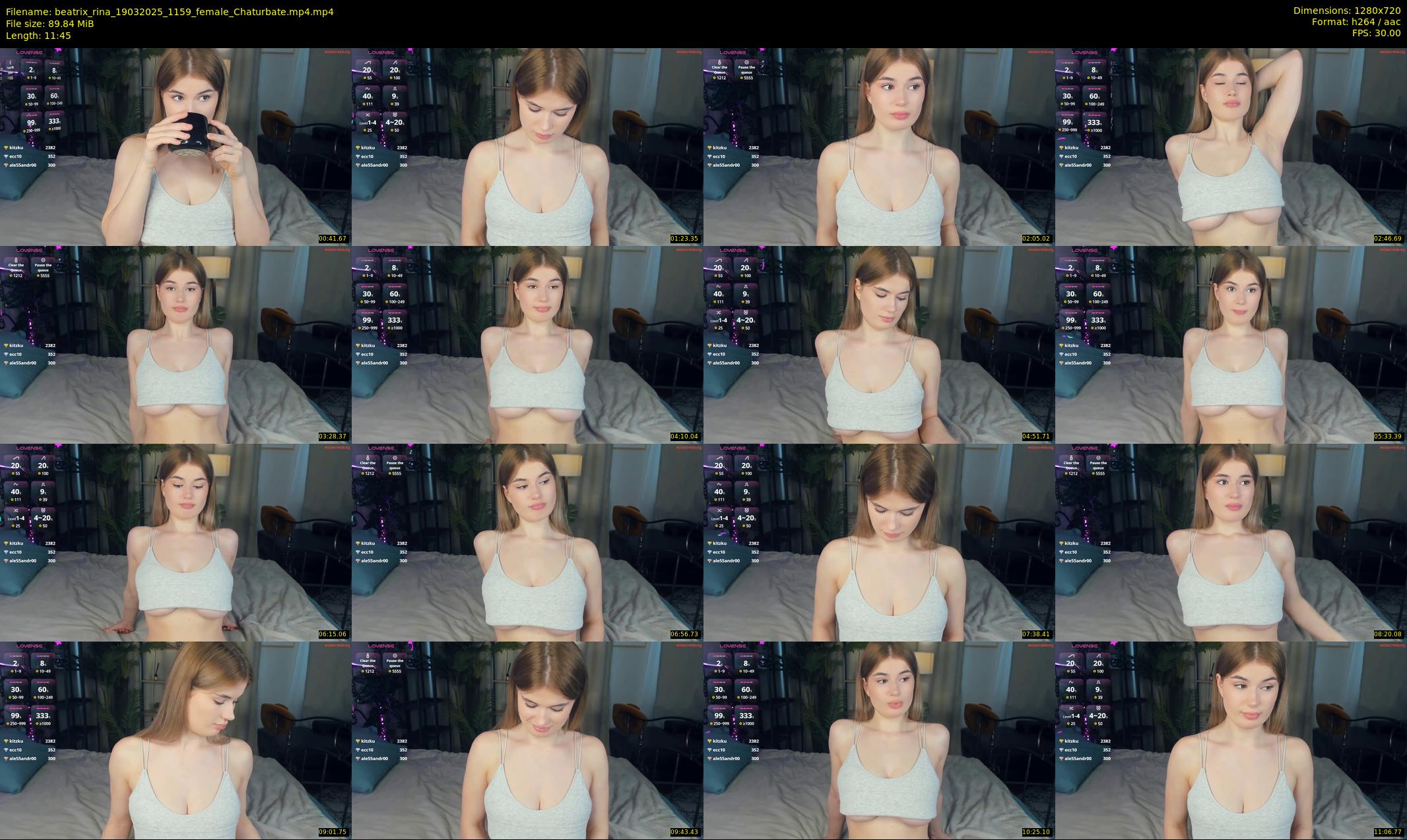 beatrix_rina — 12 minute Chaturbate female cam show recording, 720p, Mar 19, 2025