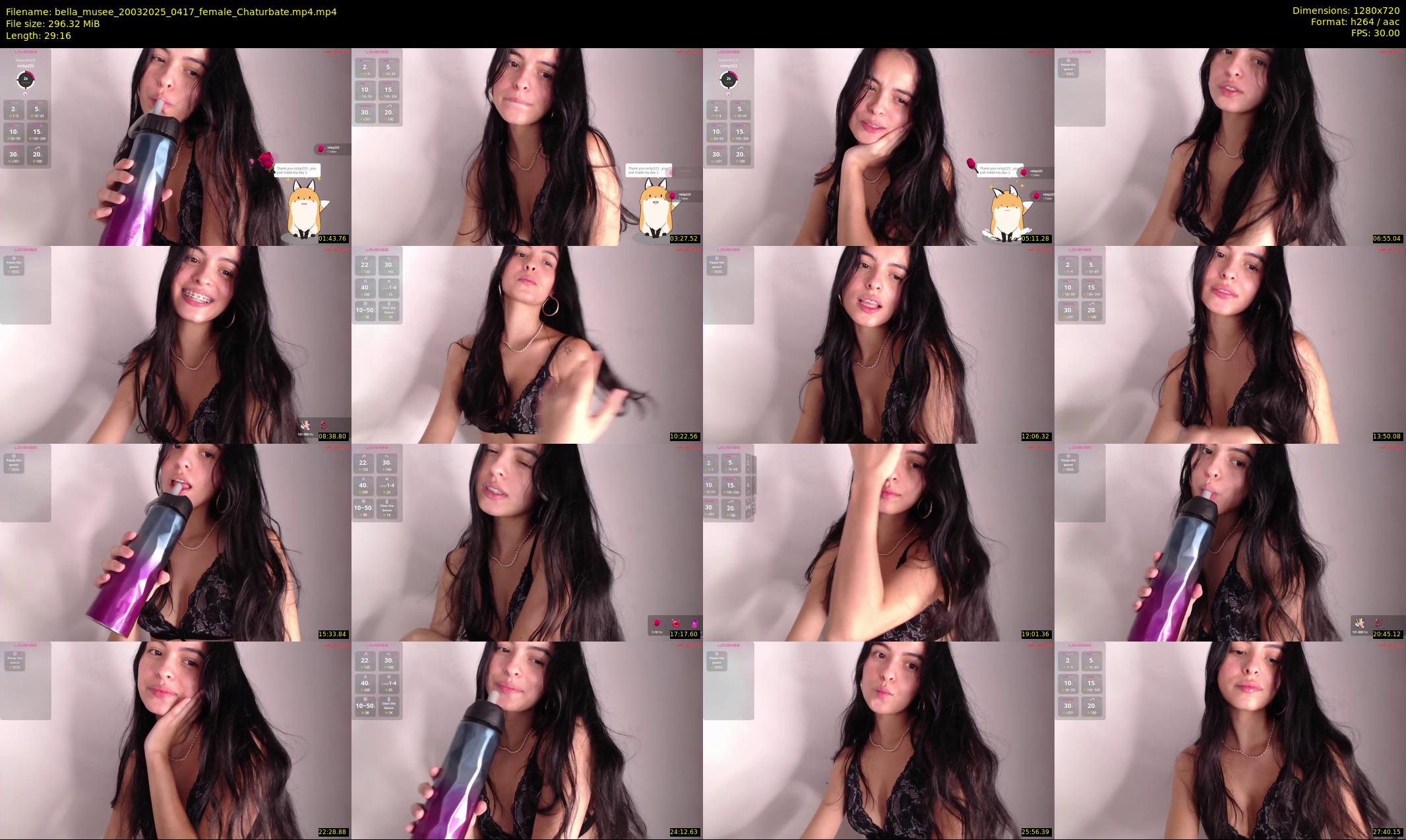bella_musee — 30 minute Chaturbate female cam show recording, 720p, Mar 20, 2025