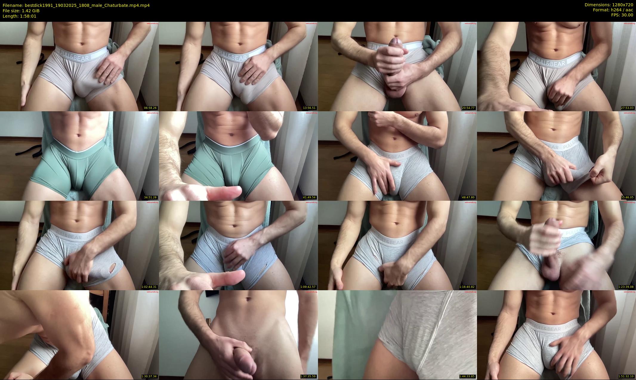 bestdick1991 — 119 minute Chaturbate male cam show recording, 720p, Mar 19, 2025