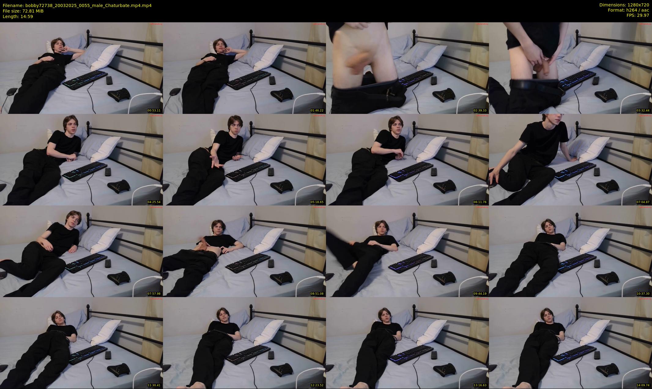 bobby72738 — 15 minute Chaturbate male cam show recording, 720p, Mar 20, 2025