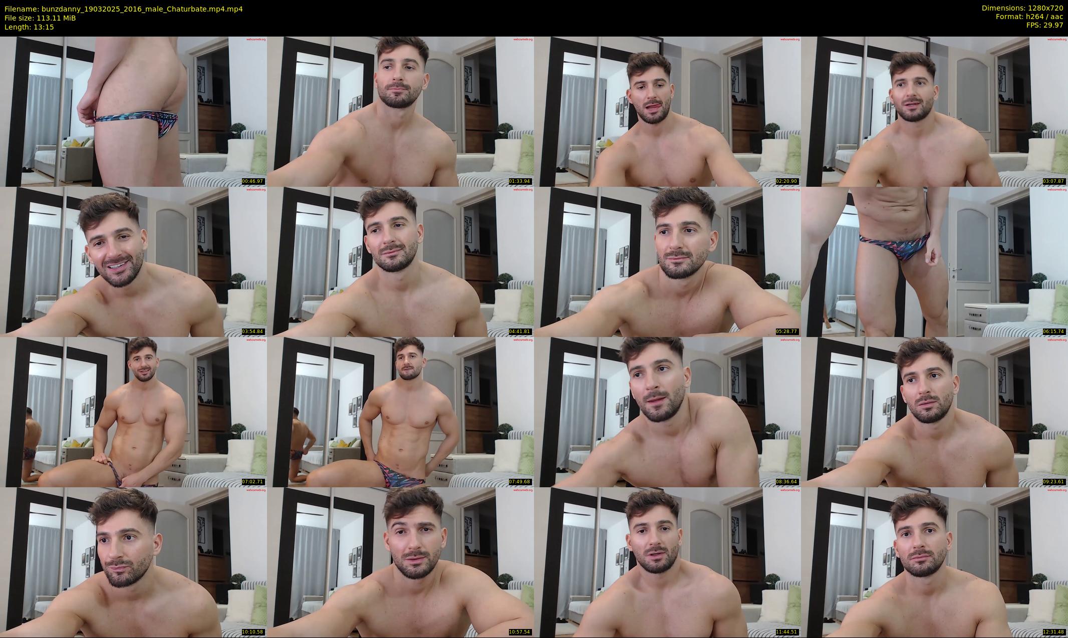 bunzdanny — 14 minute Chaturbate male cam show recording, 720p, Mar 19, 2025