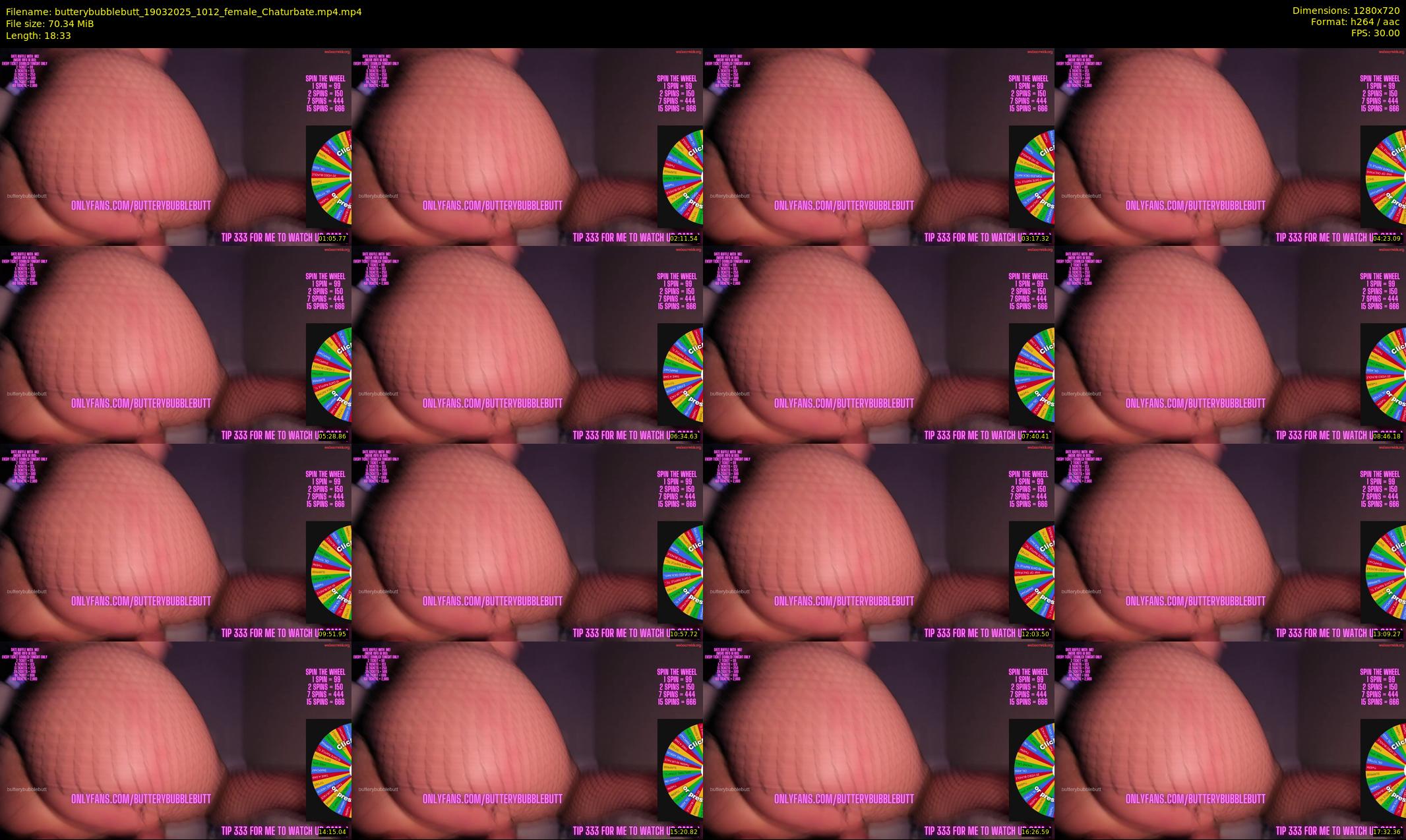 butterybubblebutt — 19 minute Chaturbate couple cam show recording, 720p, Mar 19, 2025