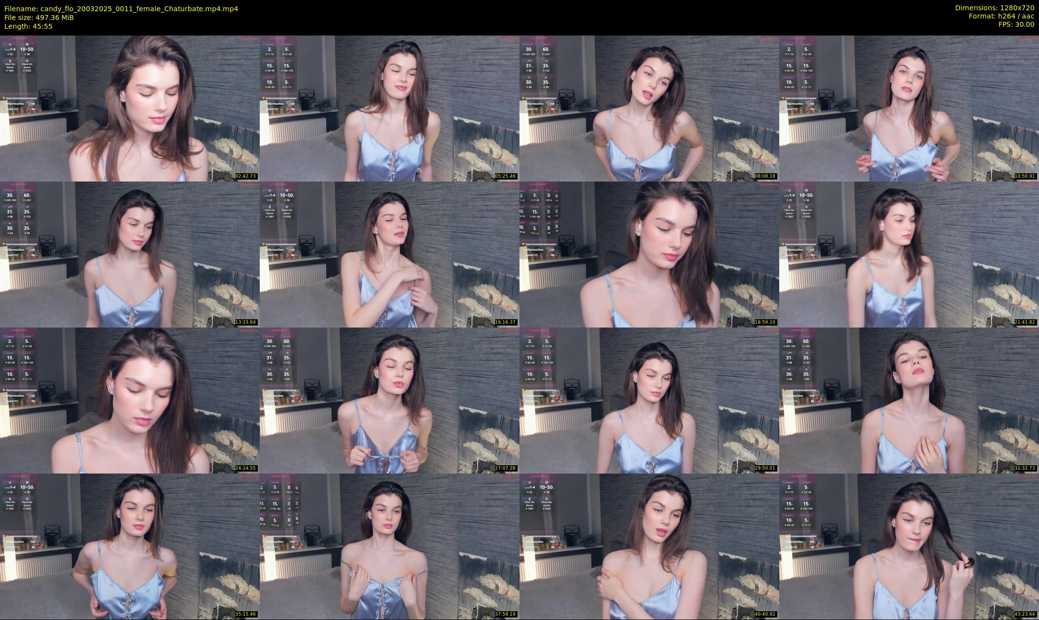 candy_flo — 46 minute Chaturbate female cam show recording, 720p, Mar 20, 2025