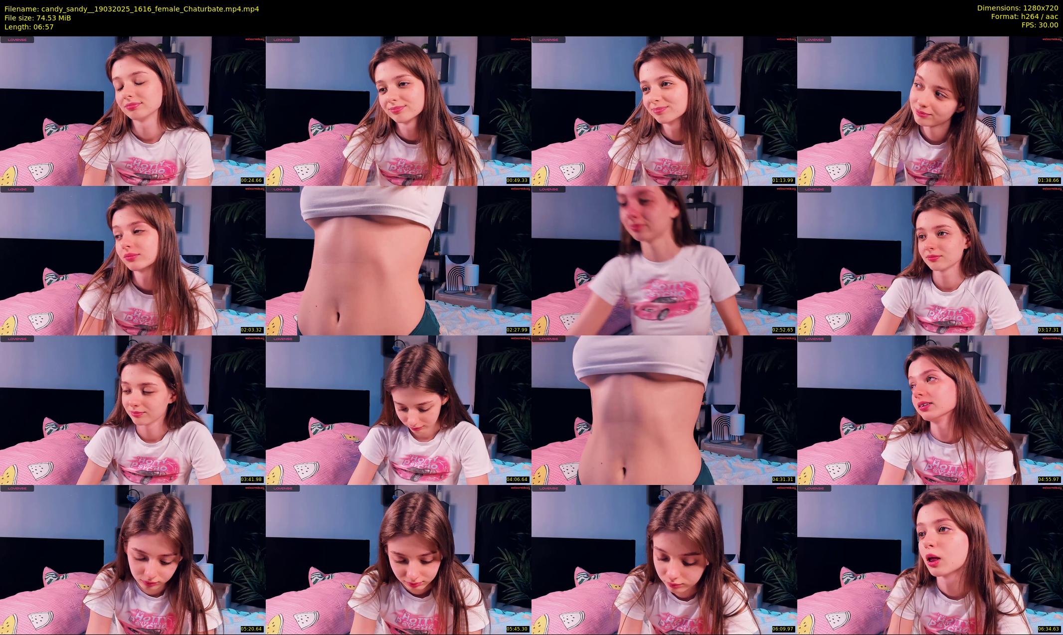 candy_sandy_ — 7 minute Chaturbate female cam show recording, 720p, Mar 19, 2025