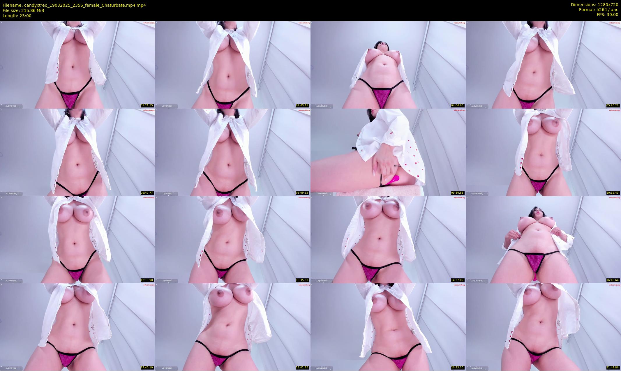 candyxtreo — 23 minute Chaturbate couple cam show recording, 720p, Mar 19, 2025
