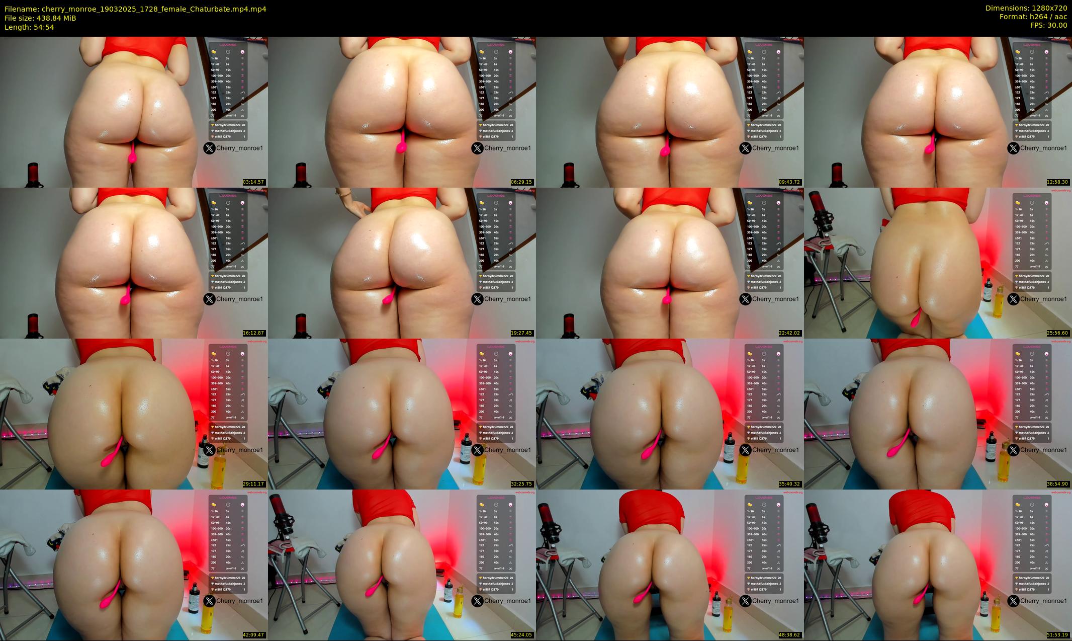 cherry_monroe — 55 minute Chaturbate female cam show recording, 720p, Mar 19, 2025