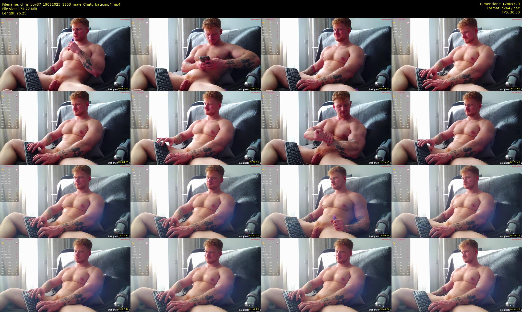 chris_boy37 — 27 minute Chaturbate male cam show recording, 720p, Mar 19, 2025
