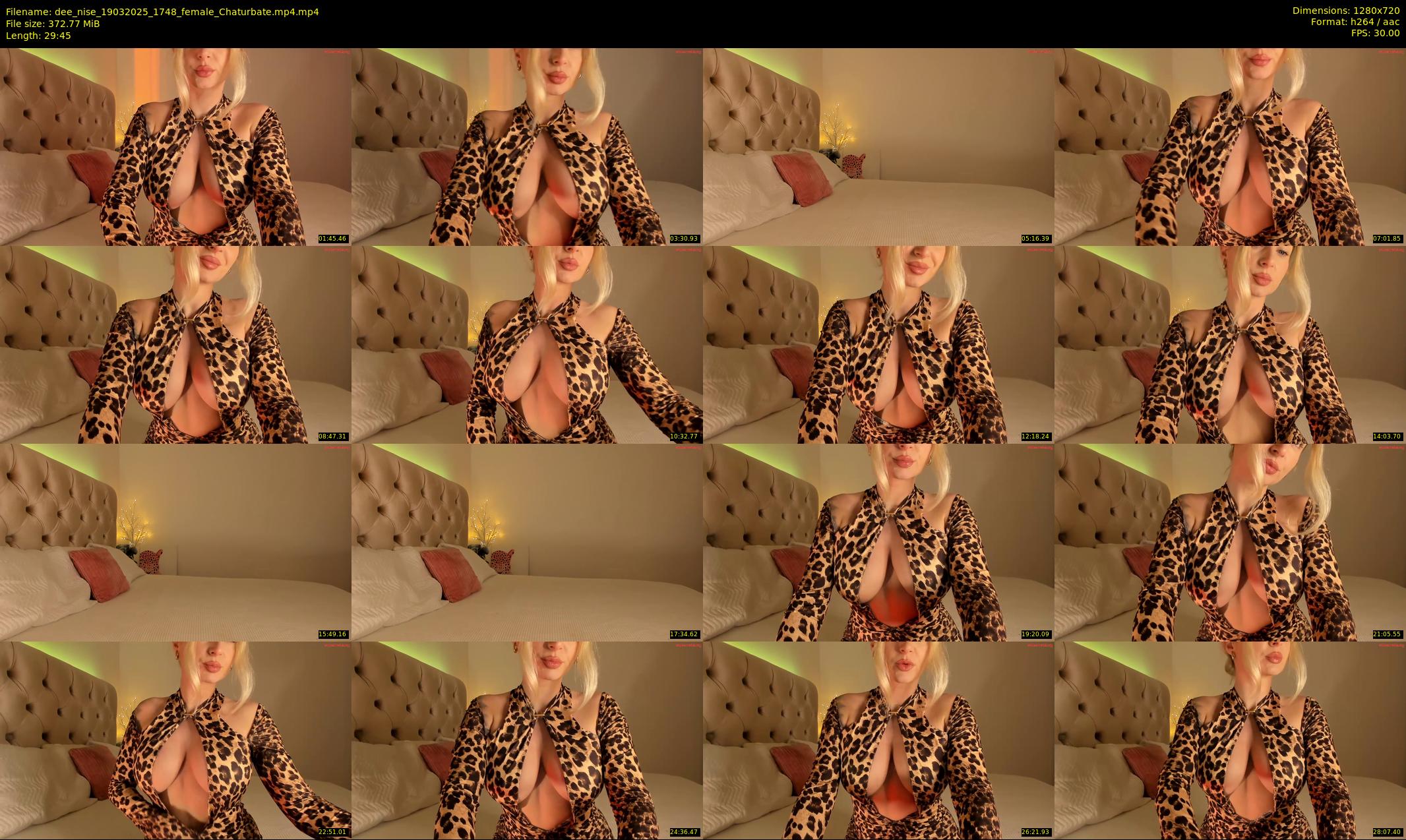 dee_nise — 30 minute Chaturbate female cam show recording, 720p, Mar 19, 2025