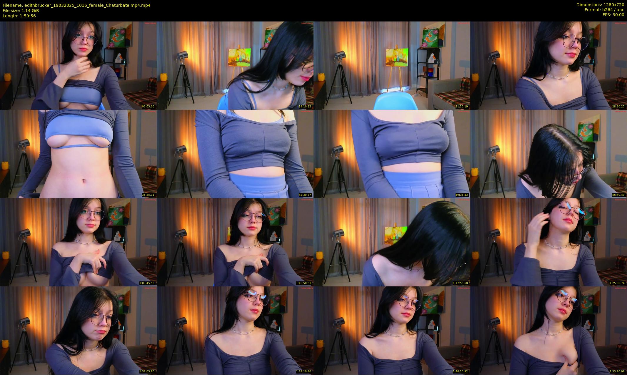 edithbrucker — 120 minute Chaturbate female cam show recording, 720p, Mar 19, 2025