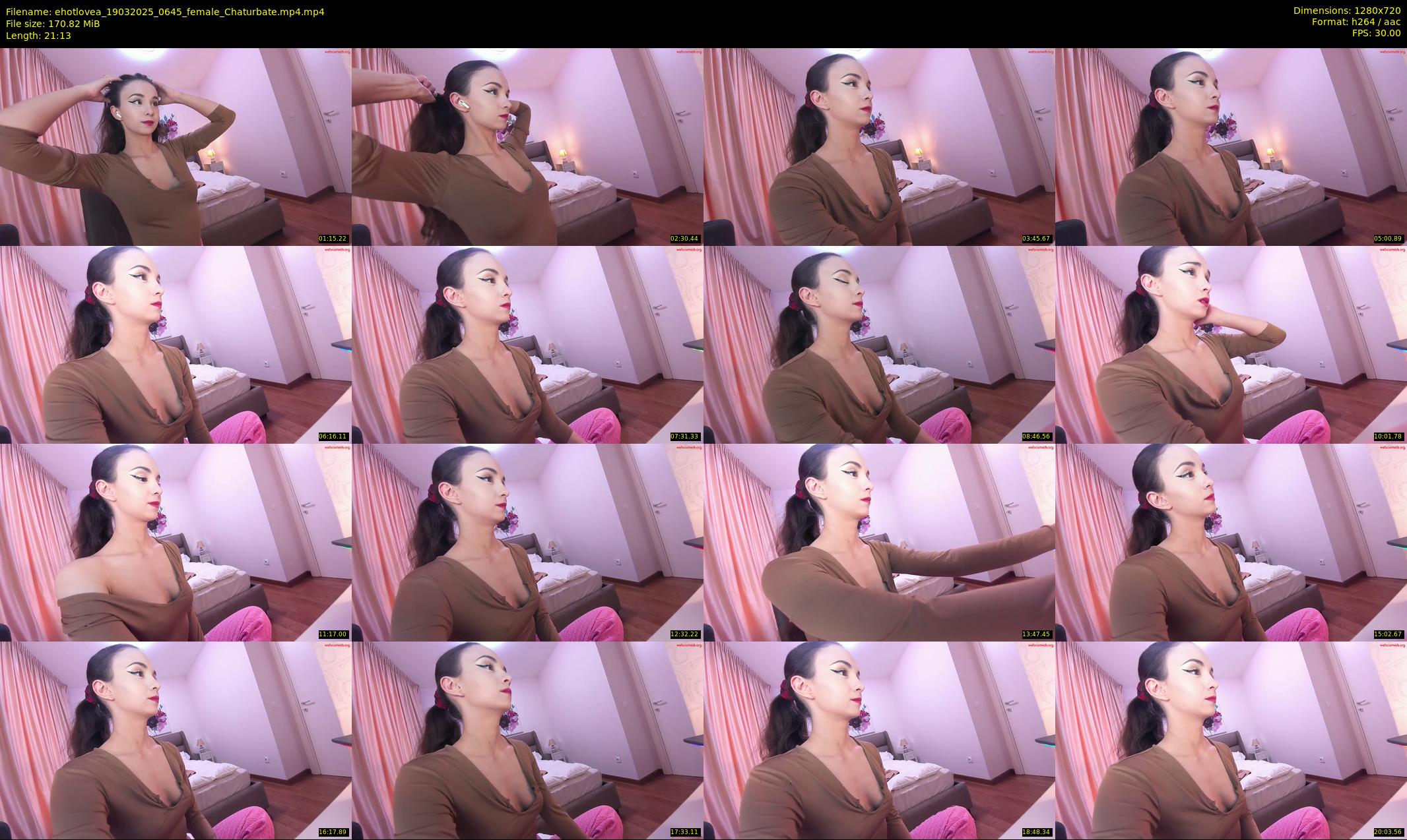 ehotlovea — 22 minute Chaturbate female cam show recording, 720p, Mar 19, 2025