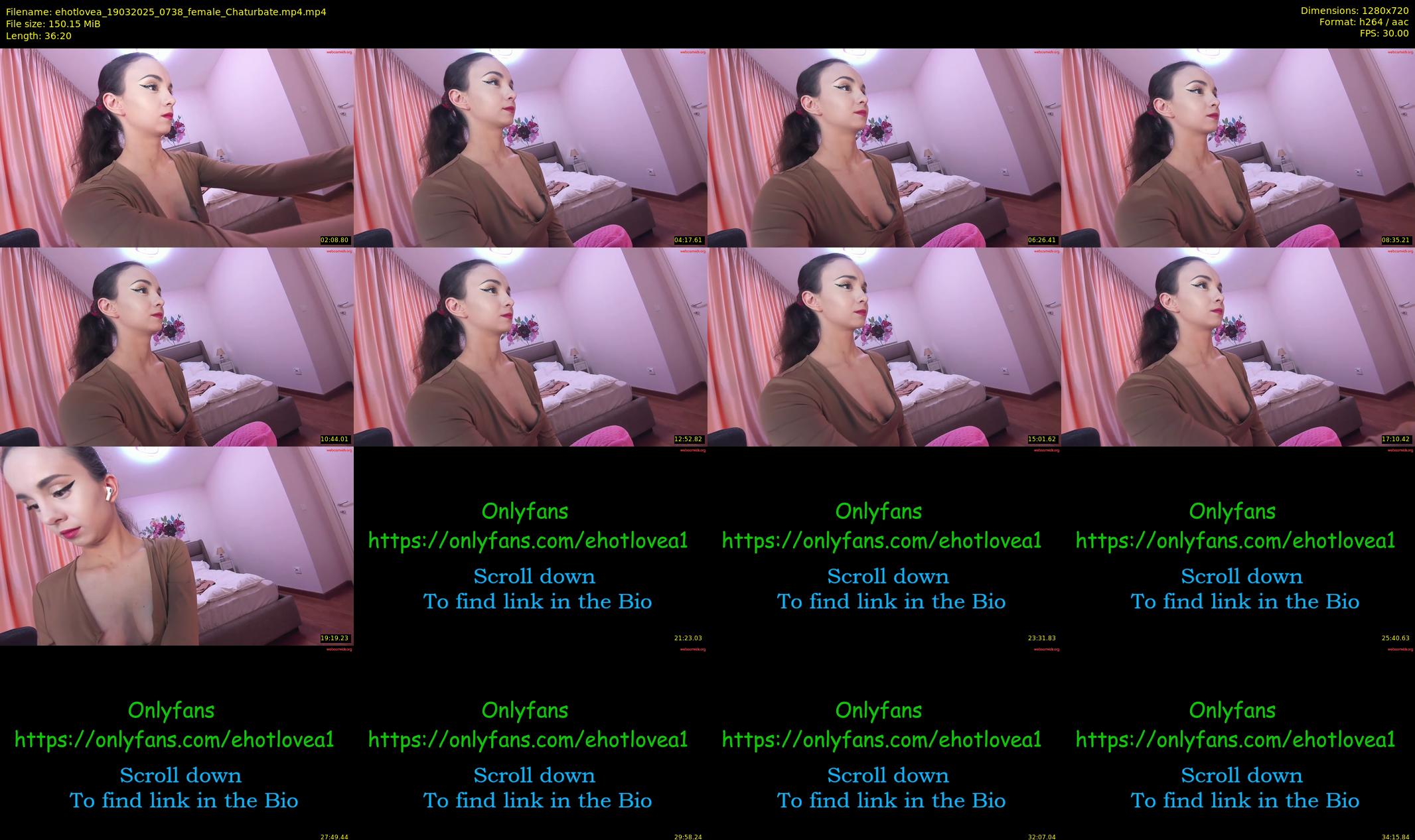 ehotlovea — 37 minute Chaturbate female cam show recording, 720p, Mar 19, 2025