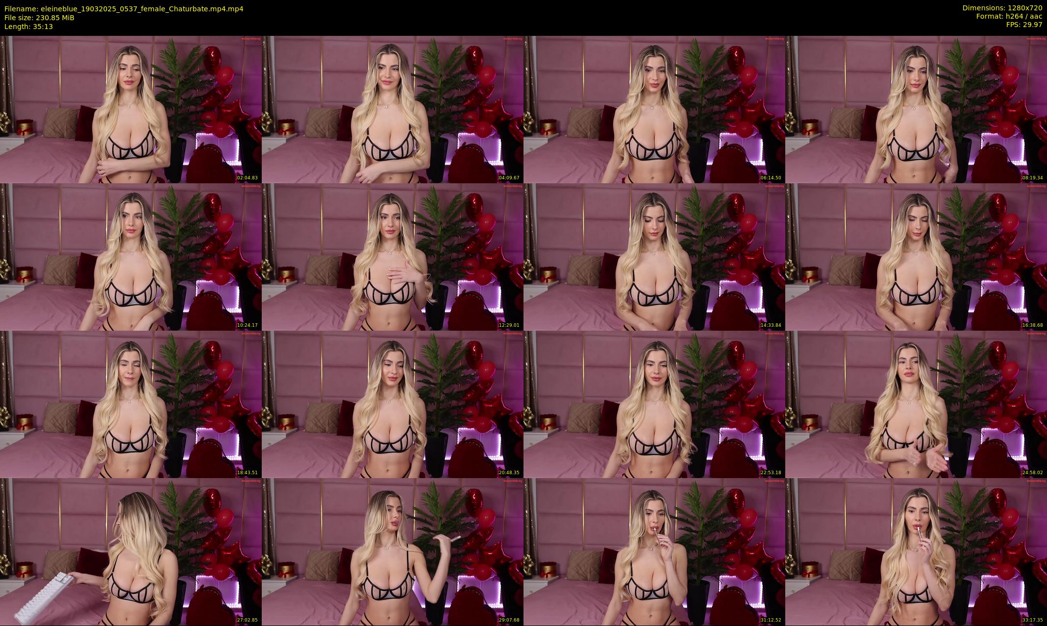 eleineblue — 36 minute Chaturbate female cam show recording, 720p, Mar 19, 2025