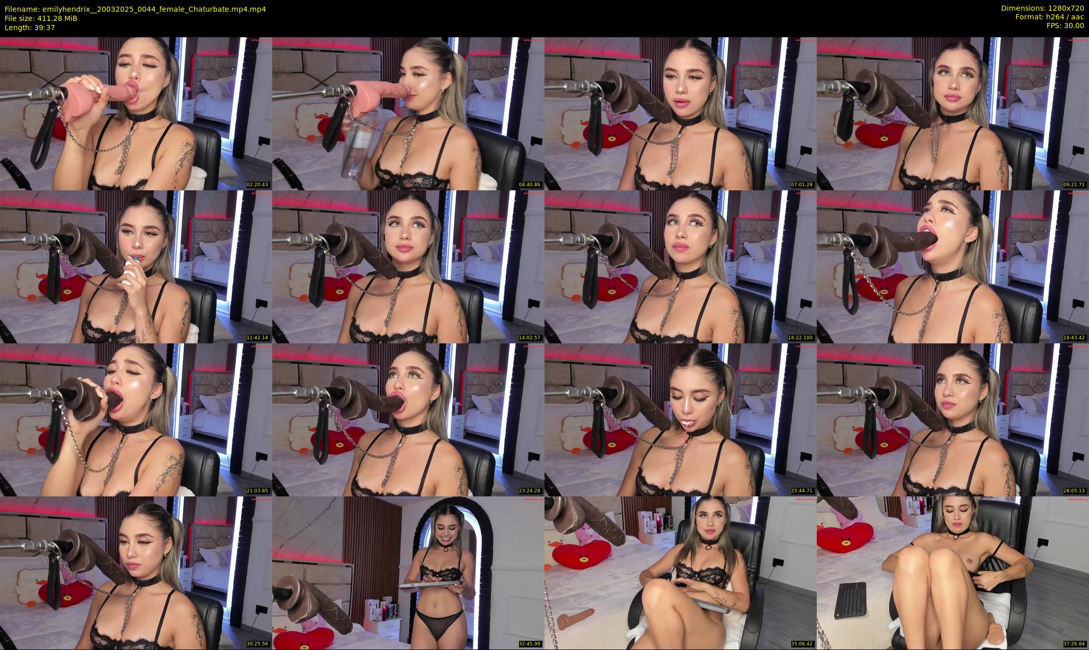 emilyhendrix_ — 40 minute Chaturbate couple cam show recording, 720p, Mar 20, 2025