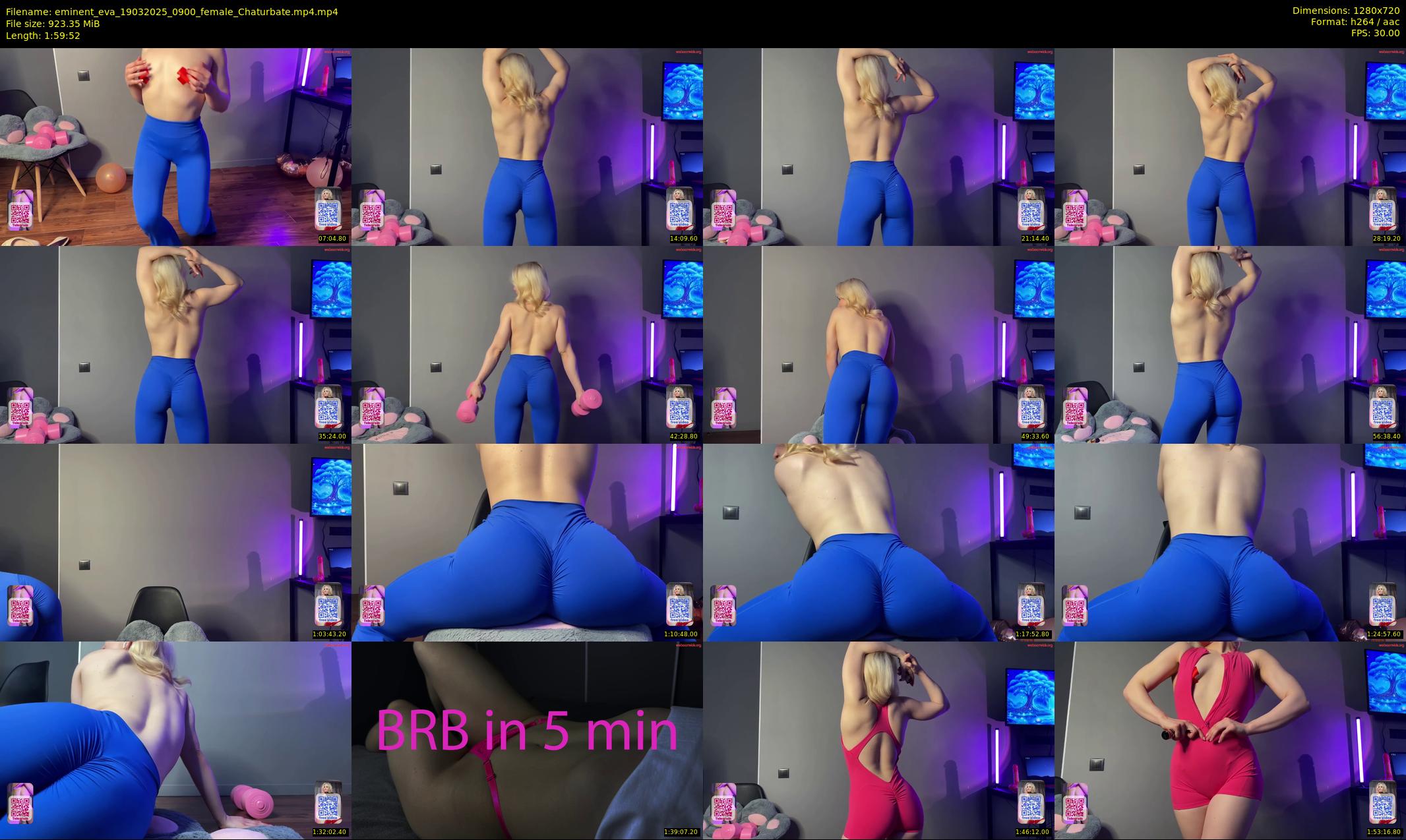 eminent_eva — 120 minute Chaturbate female cam show recording, 720p, Mar 19, 2025