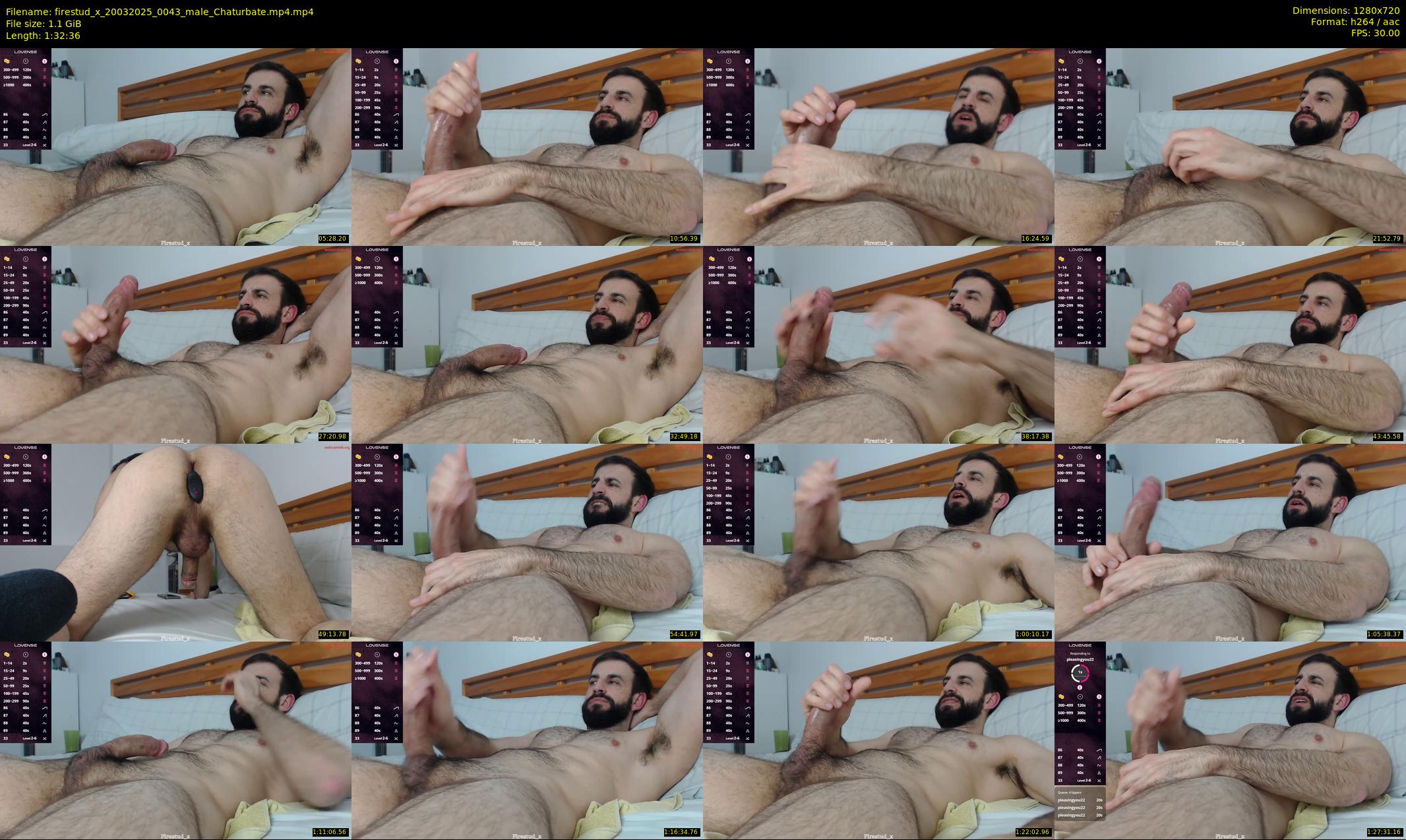 firestud_x — 93 minute Chaturbate male cam show recording, 720p, Mar 20, 2025