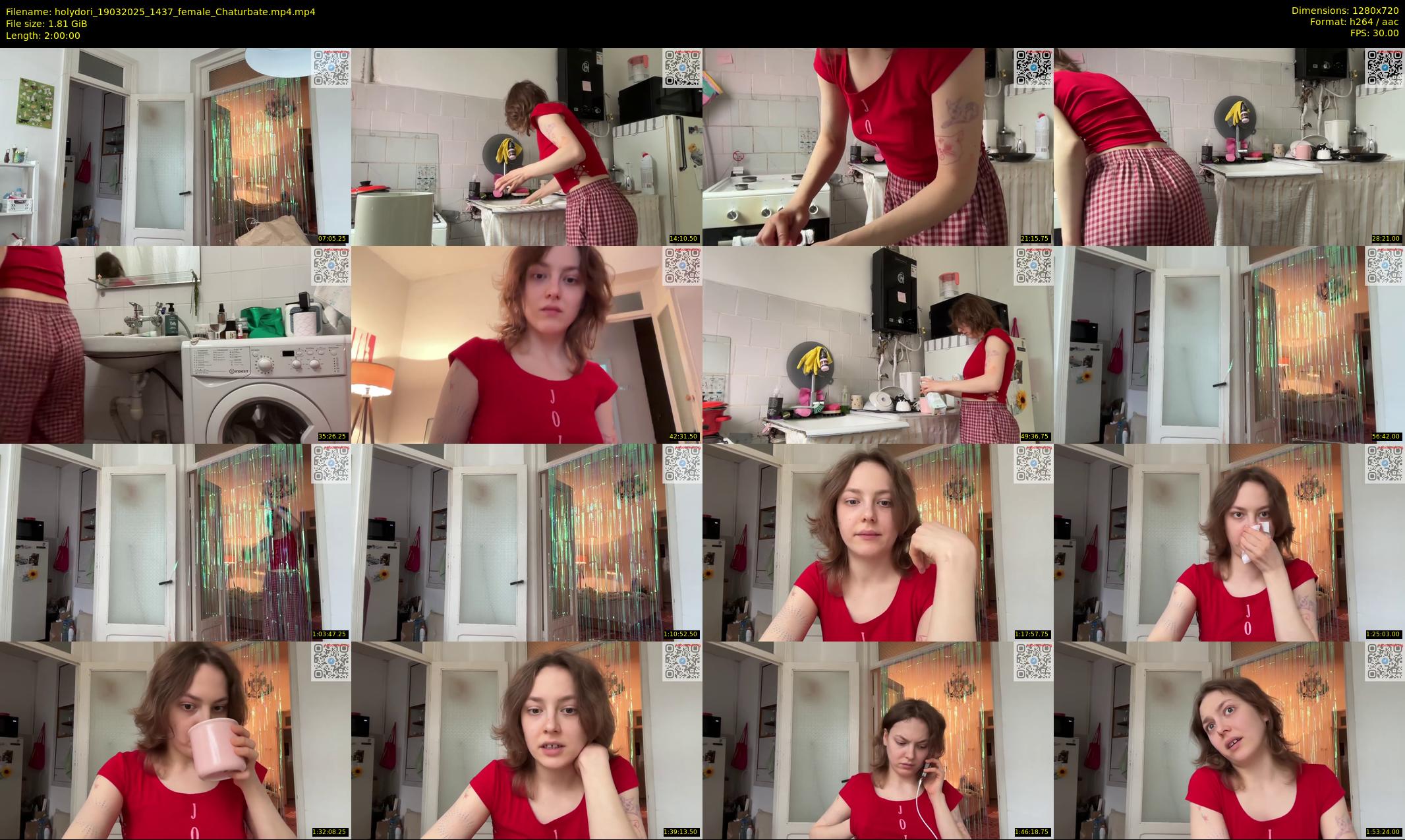 holydori — 120 minute Chaturbate female cam show recording, 720p, Mar 19, 2025