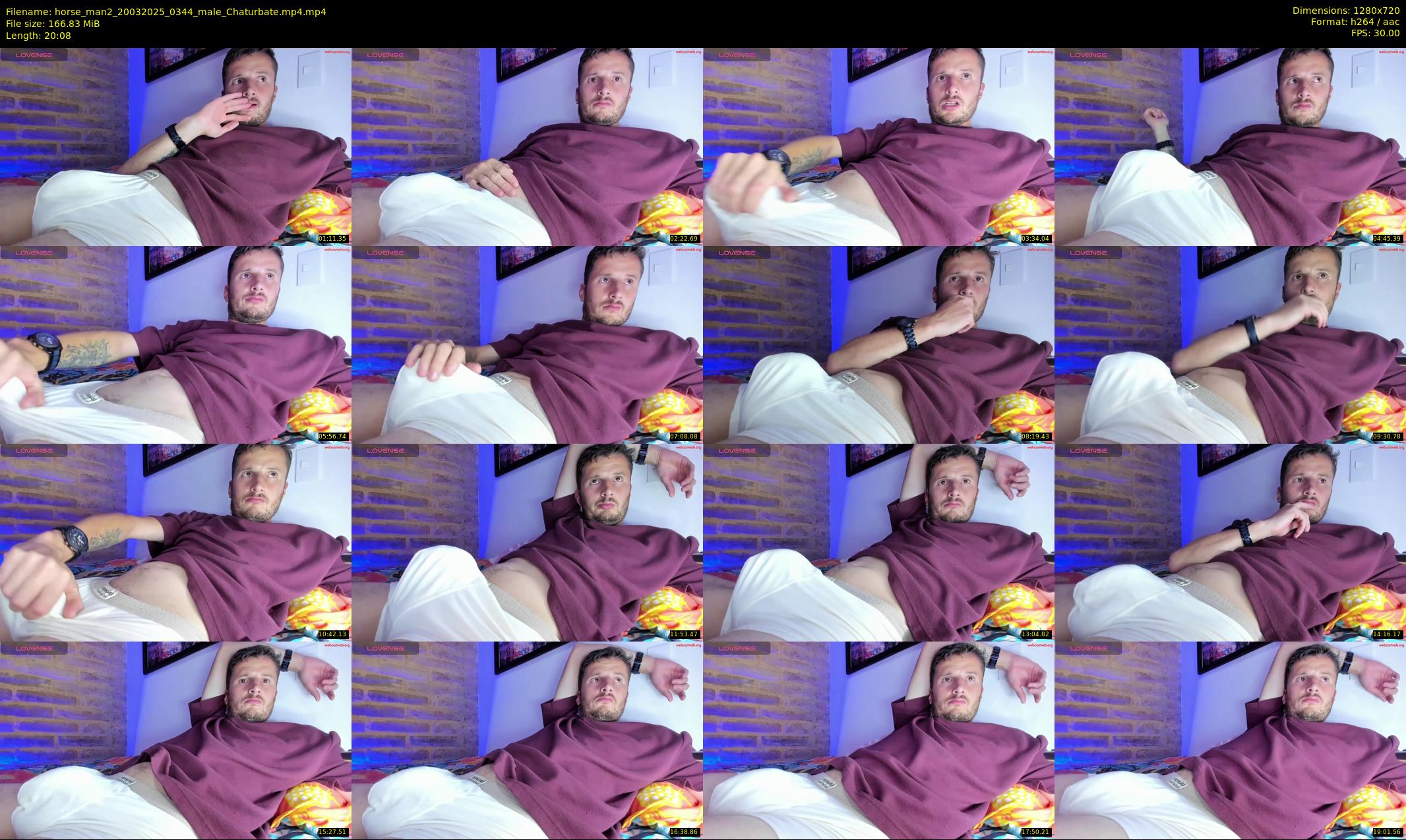 horse_man2 — 21 minute Chaturbate male cam show recording, 720p, Mar 20, 2025