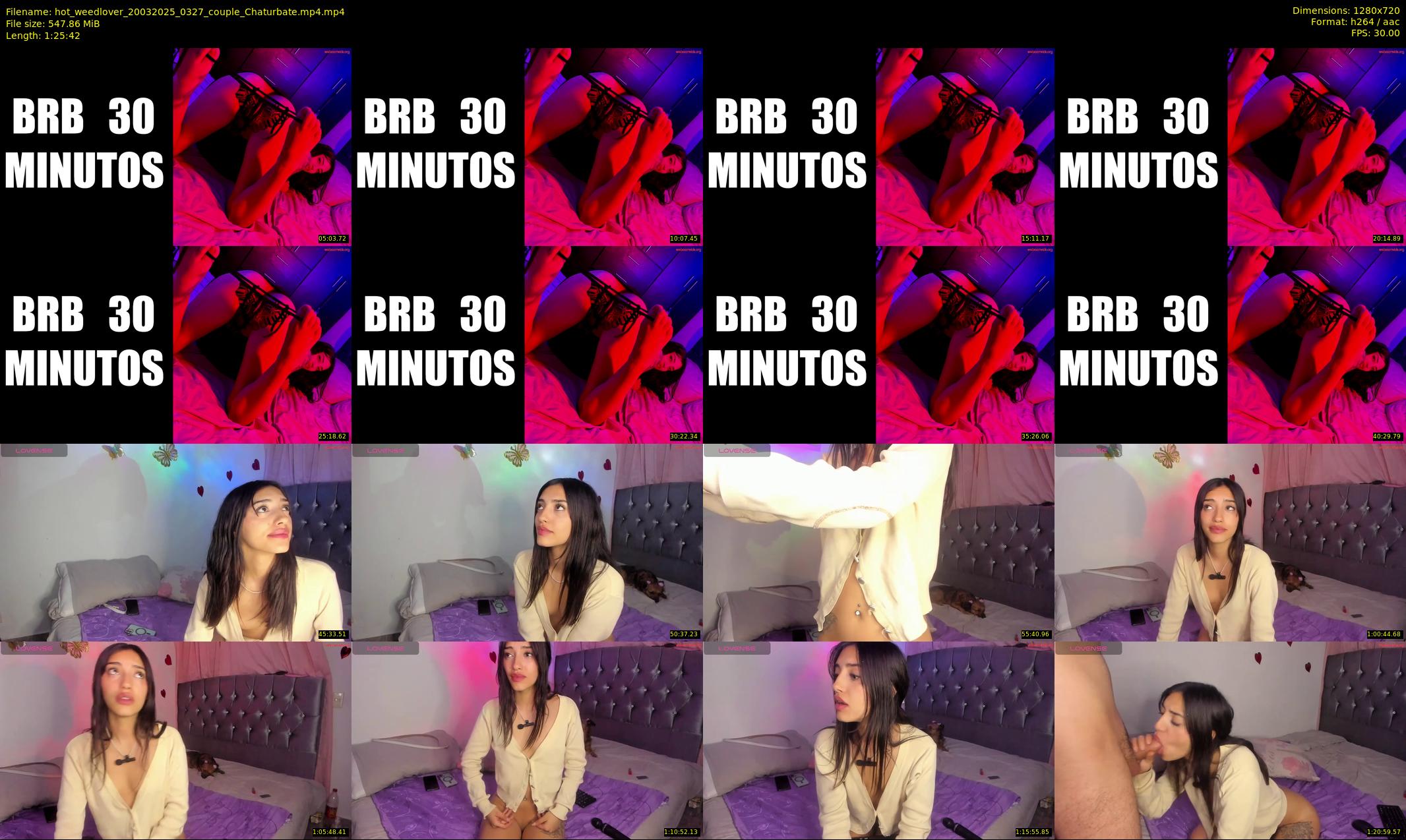 hot_weedlover — 86 minute Chaturbate couple cam show recording, 720p, Mar 20, 2025
