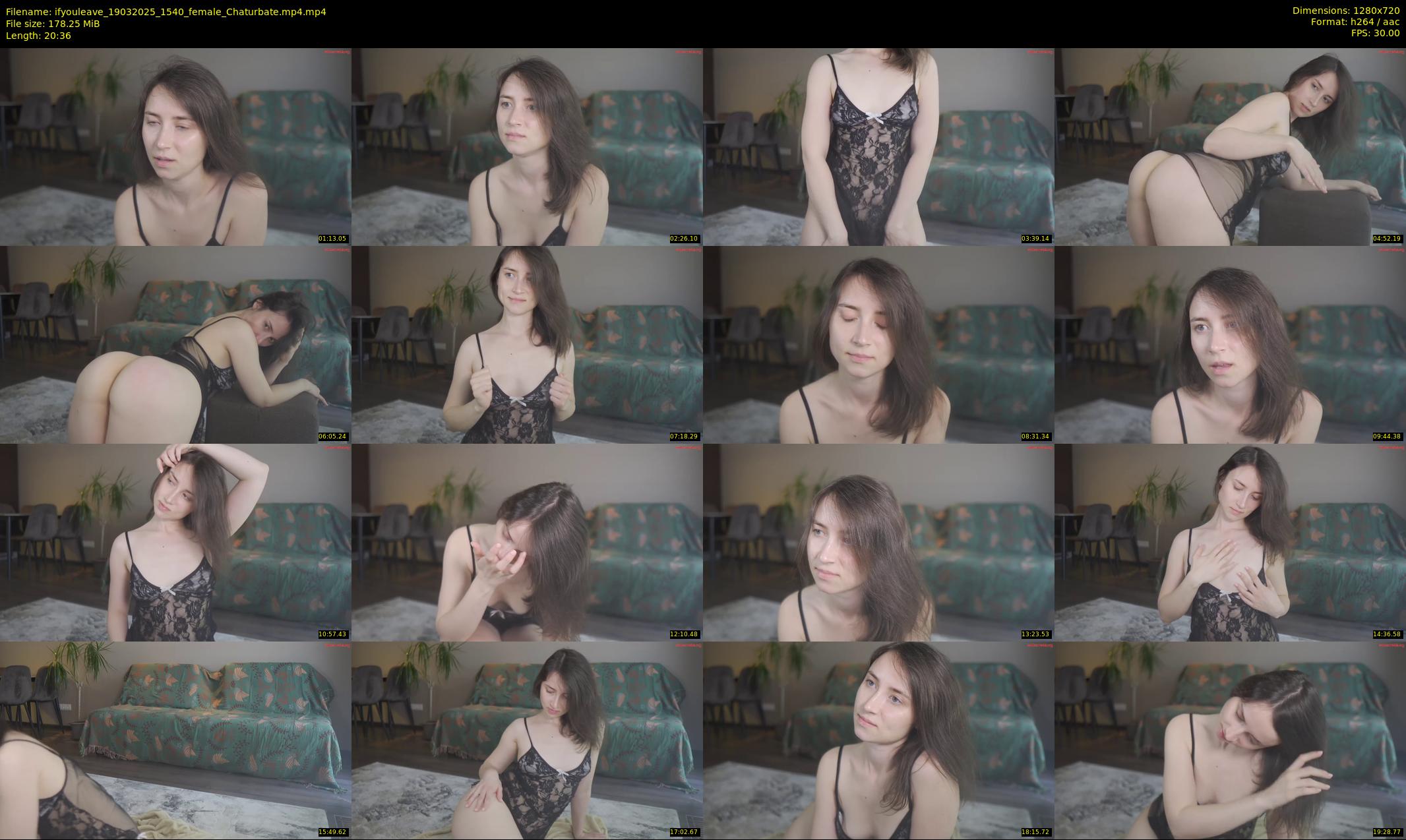 ifyouleave — 21 minute Chaturbate female cam show recording, 720p, Mar 19, 2025