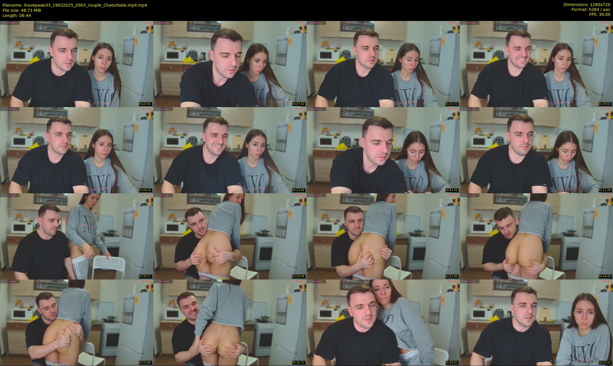 ihavepaws33 — 7 minute Chaturbate couple cam show recording, 720p, Mar 19, 2025