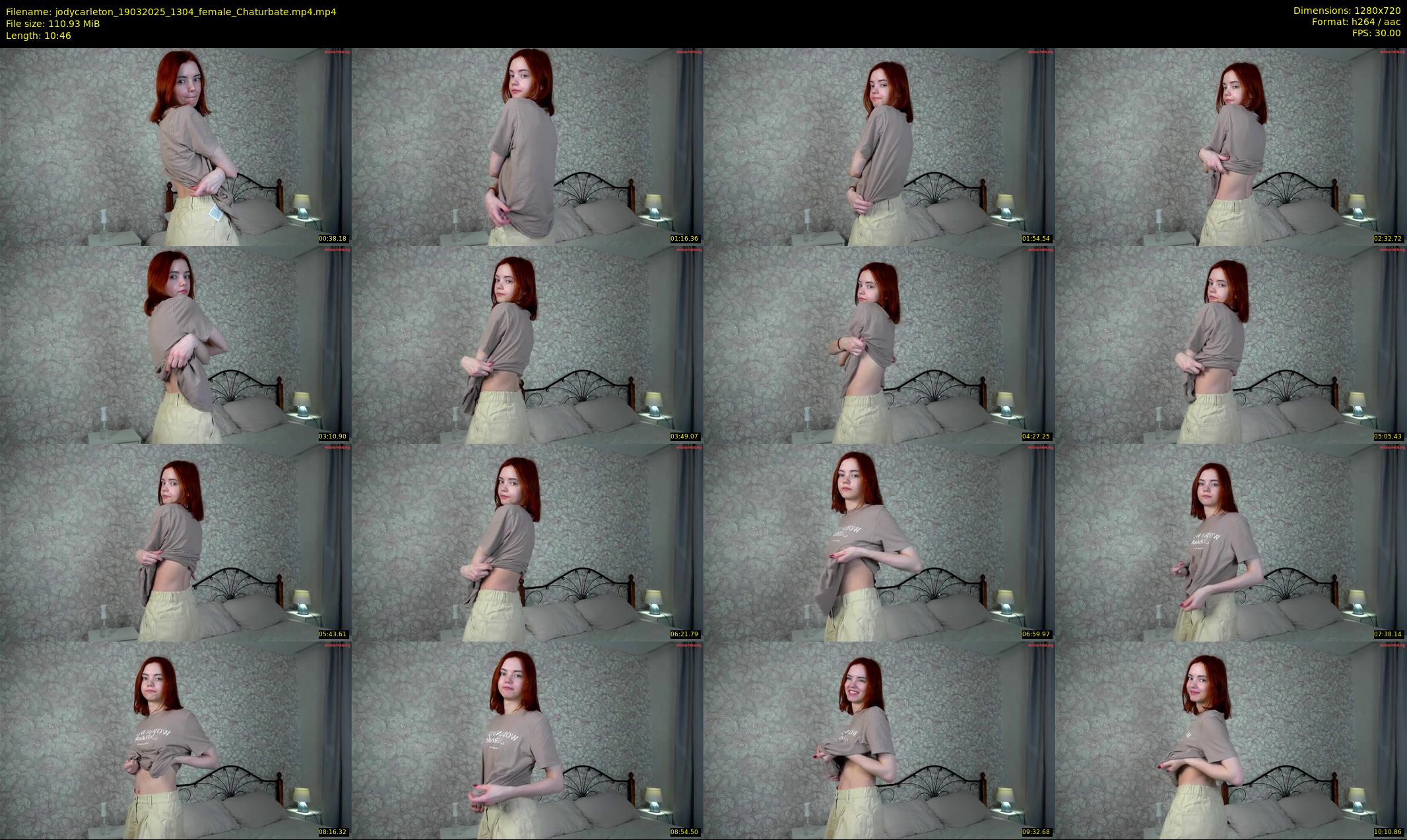 jodycarleton — 11 minute Chaturbate female cam show recording, 720p, Mar 19, 2025