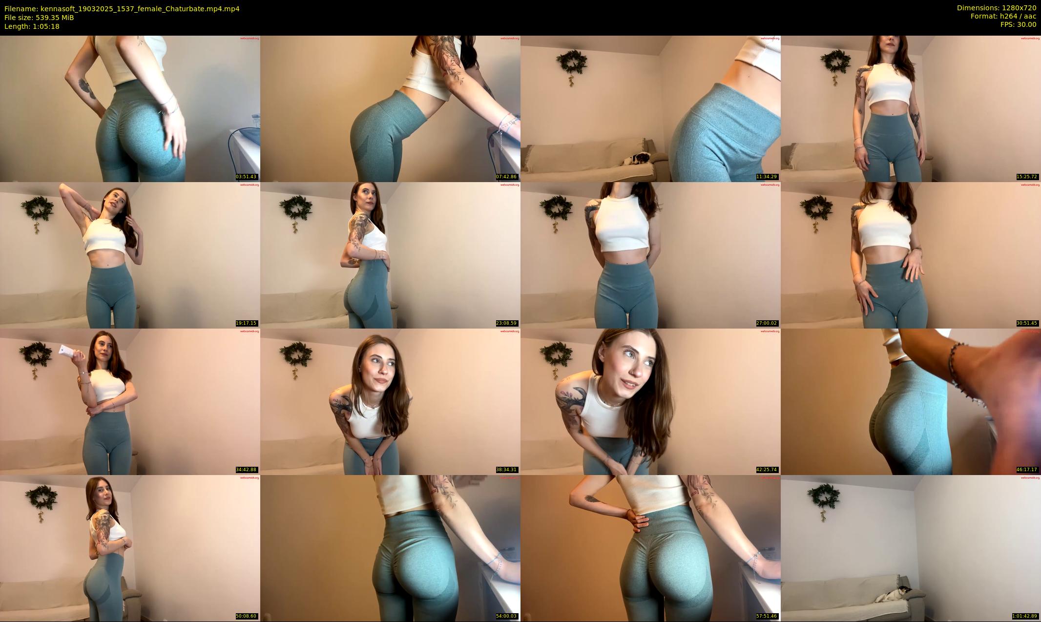 kennasoft — 66 minute Chaturbate female cam show recording, 720p, Mar 19, 2025