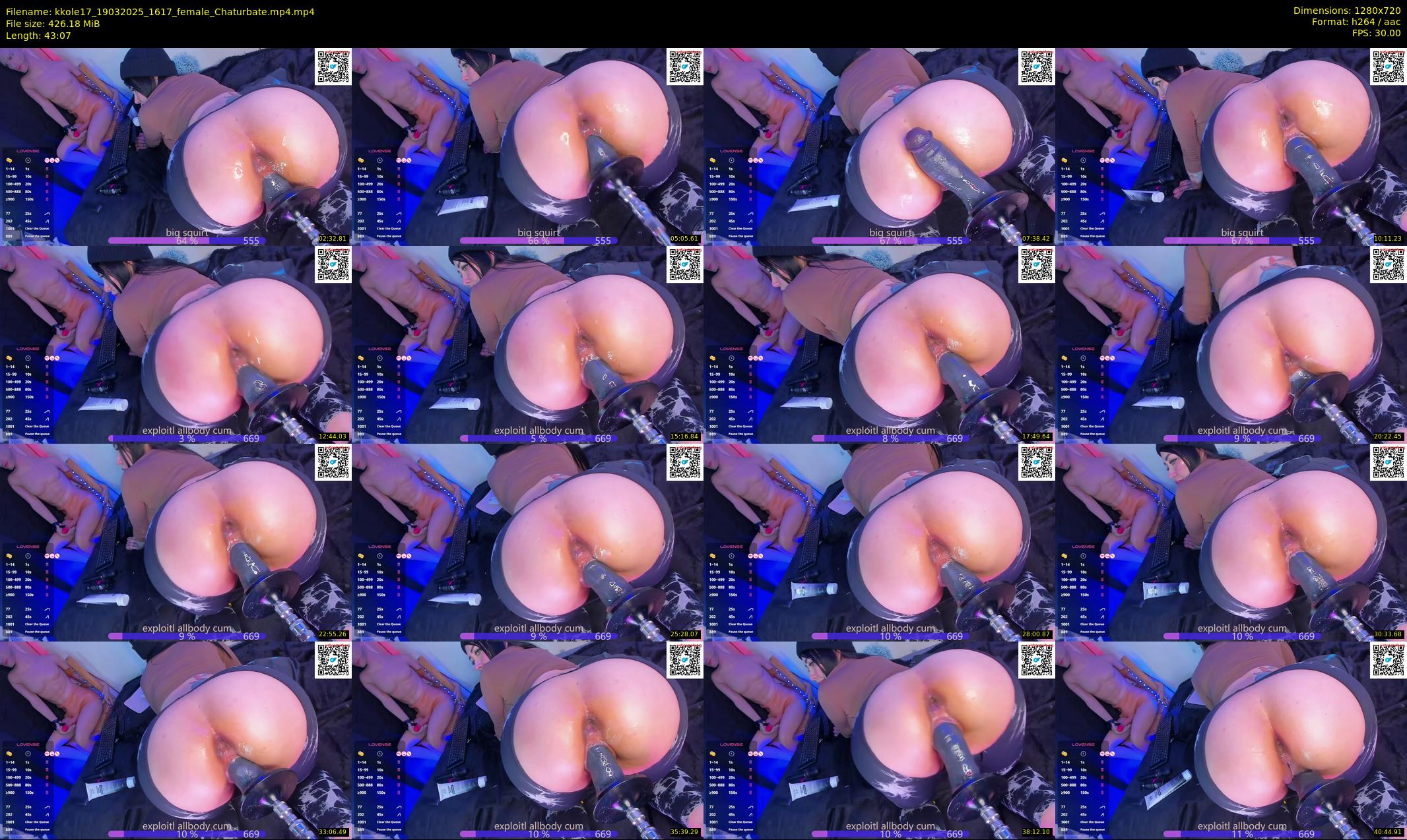 kkole17 — 44 minute Chaturbate female cam show recording, 720p, Mar 19, 2025
